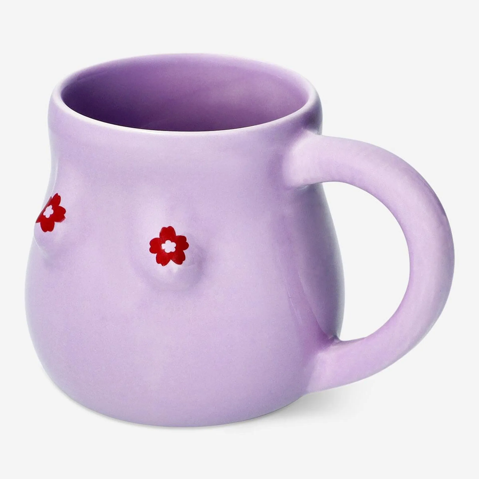 Purple mug with boobs - 360 ml