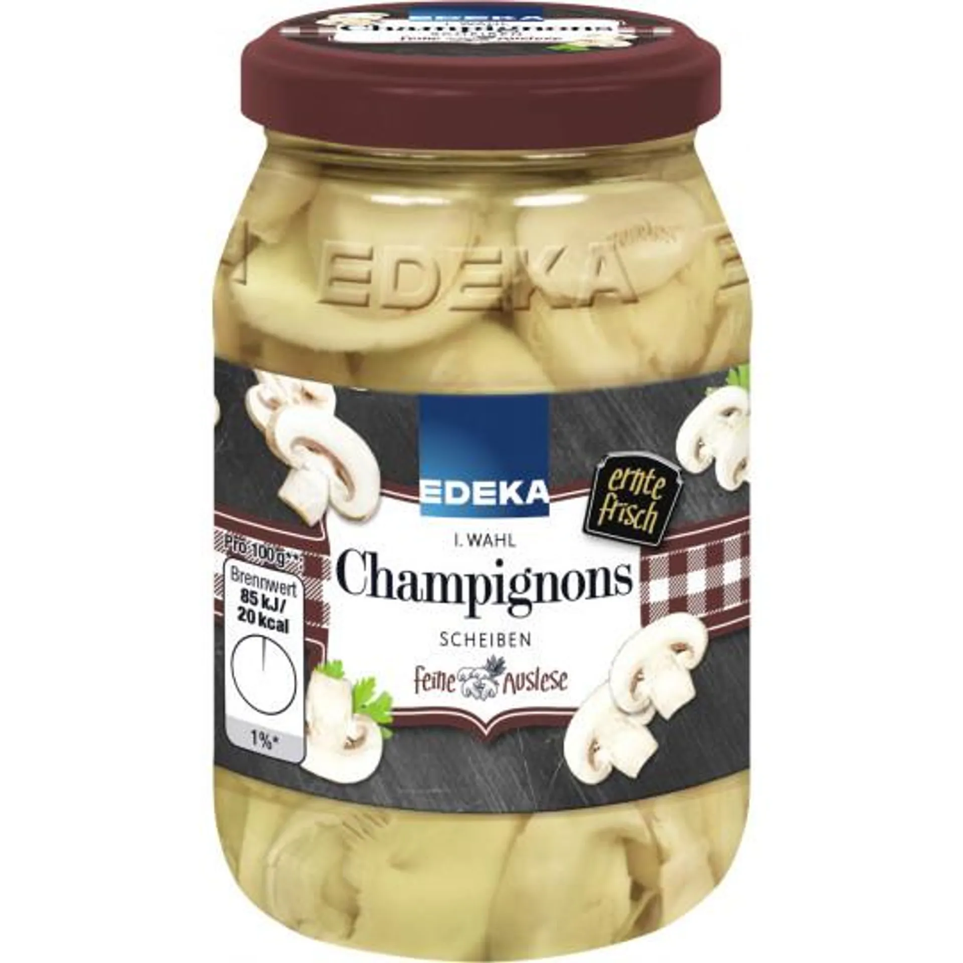 EDEKA Champignons 1. Wahl in Scheiben 280G