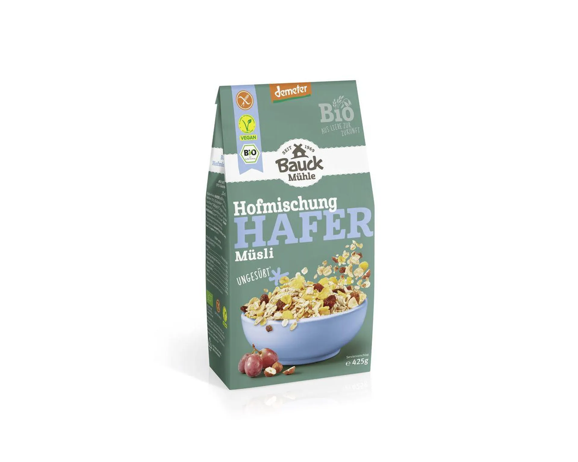 BauckMühle Hafer Müsli Hofmischung 425g