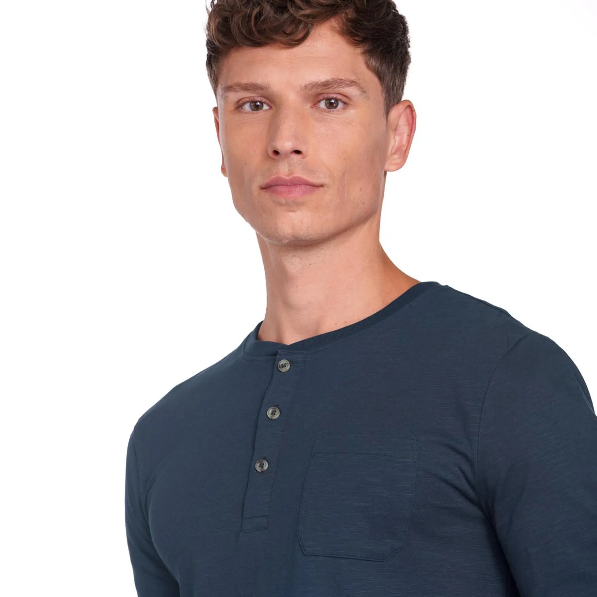 Herren Langarmshirt mit Bio-Baumwolle