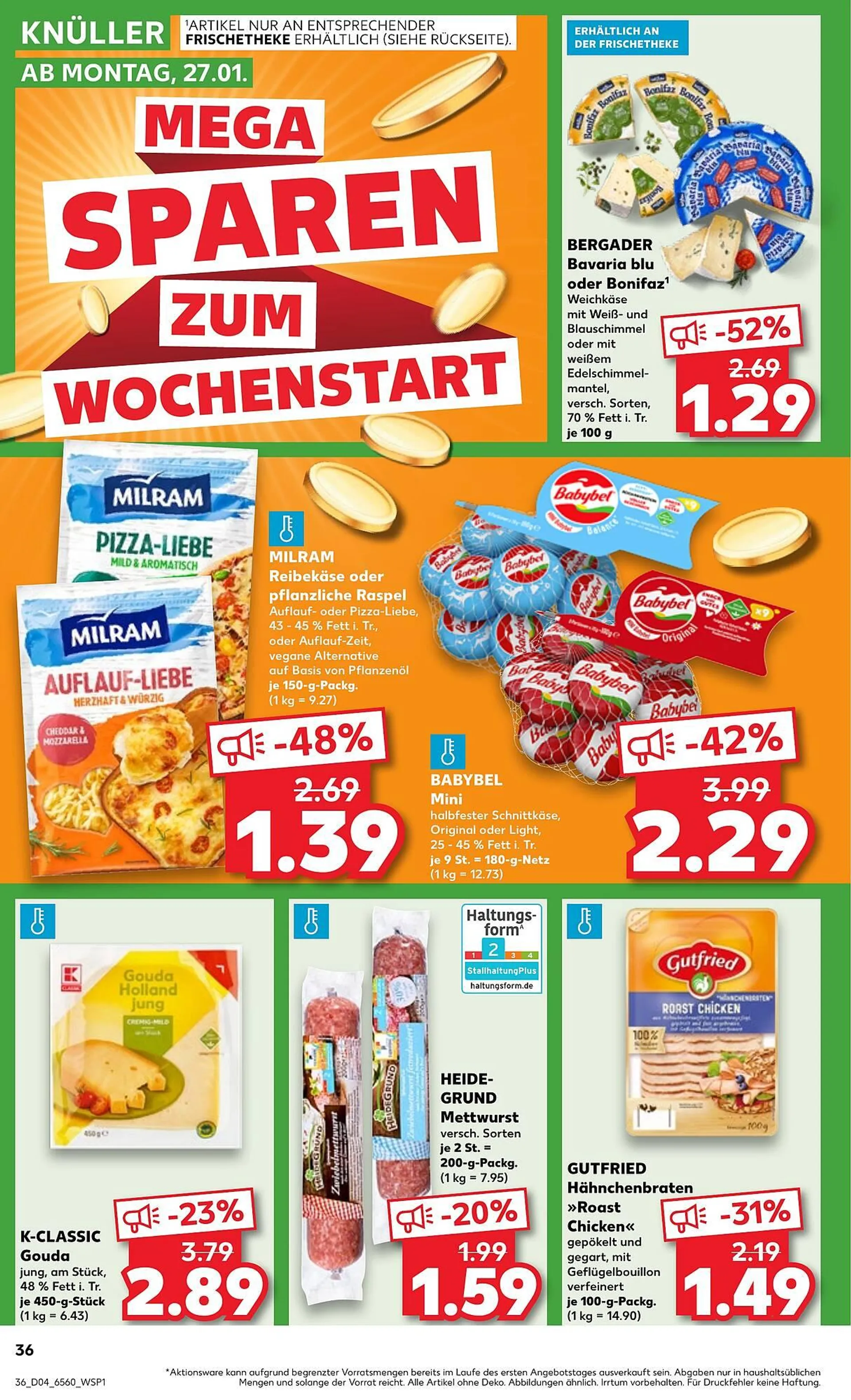 Kaufland Prospekt von 23. Januar bis 29. Januar 2025 - Prospekt seite 36