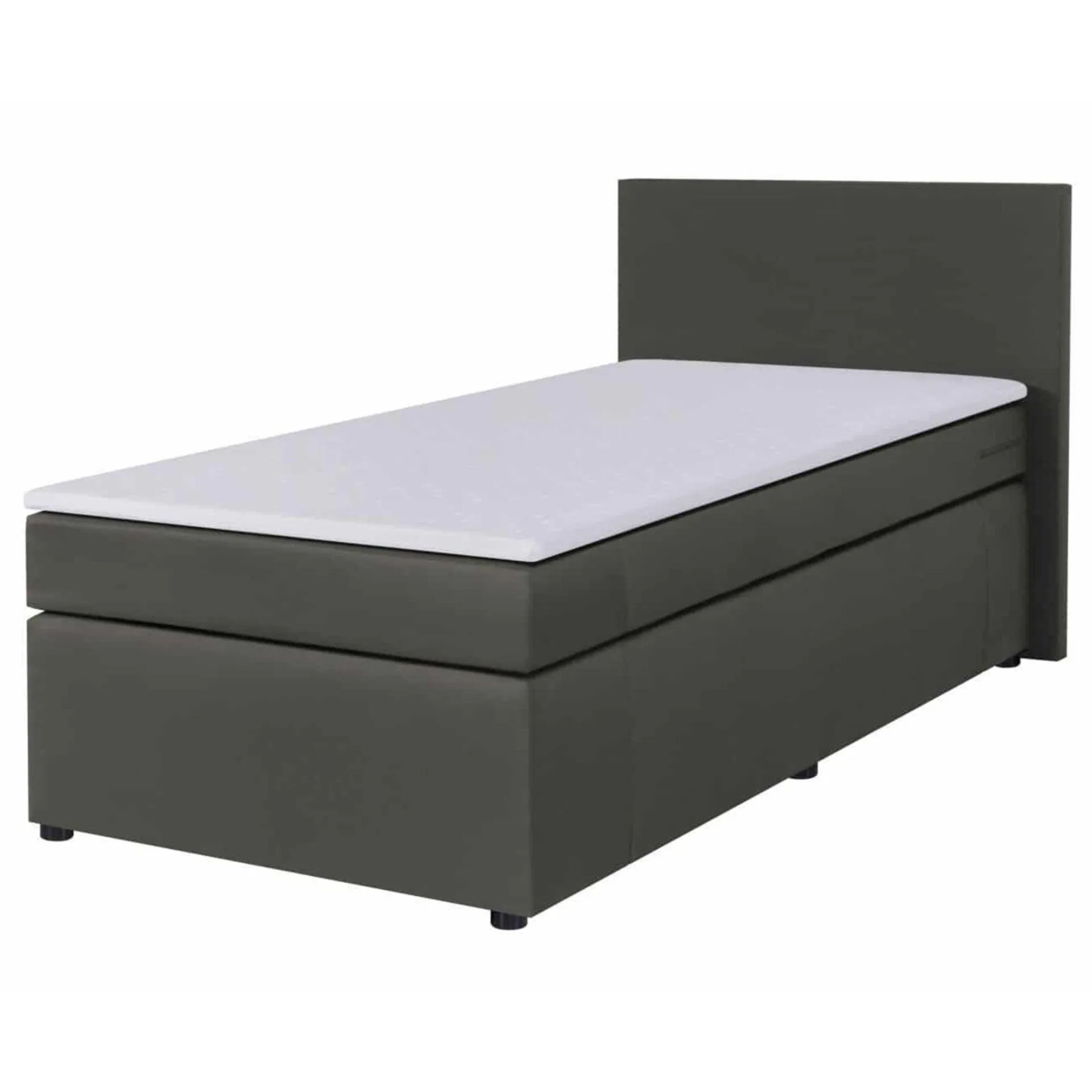 Boxspringbett - H3 - elefant - 90x200 cm