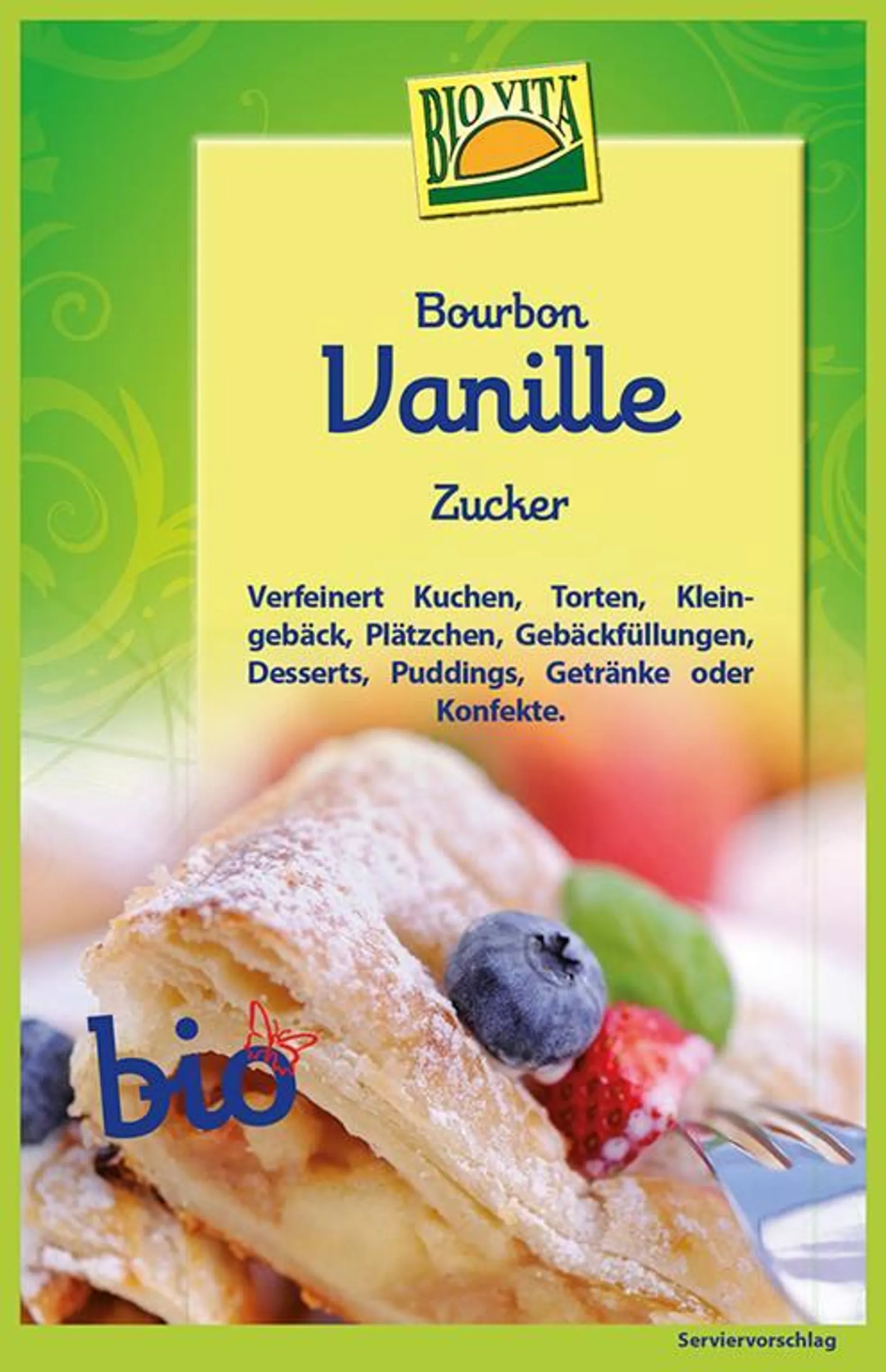 Biovita Bourbon Vanillezucker 10g