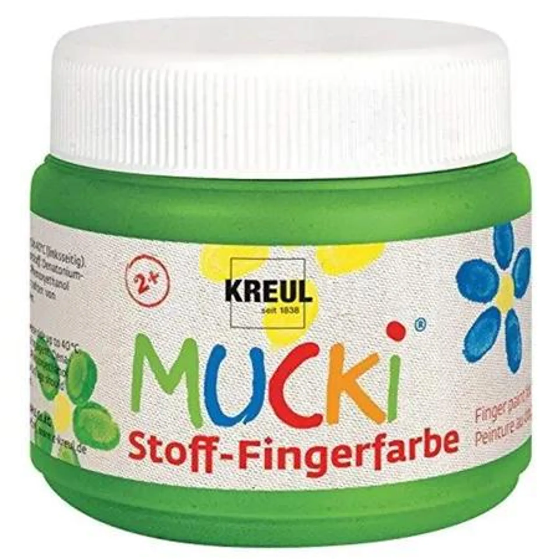 MUCKI Stoff-Fingerfarbe Grün 150 ml