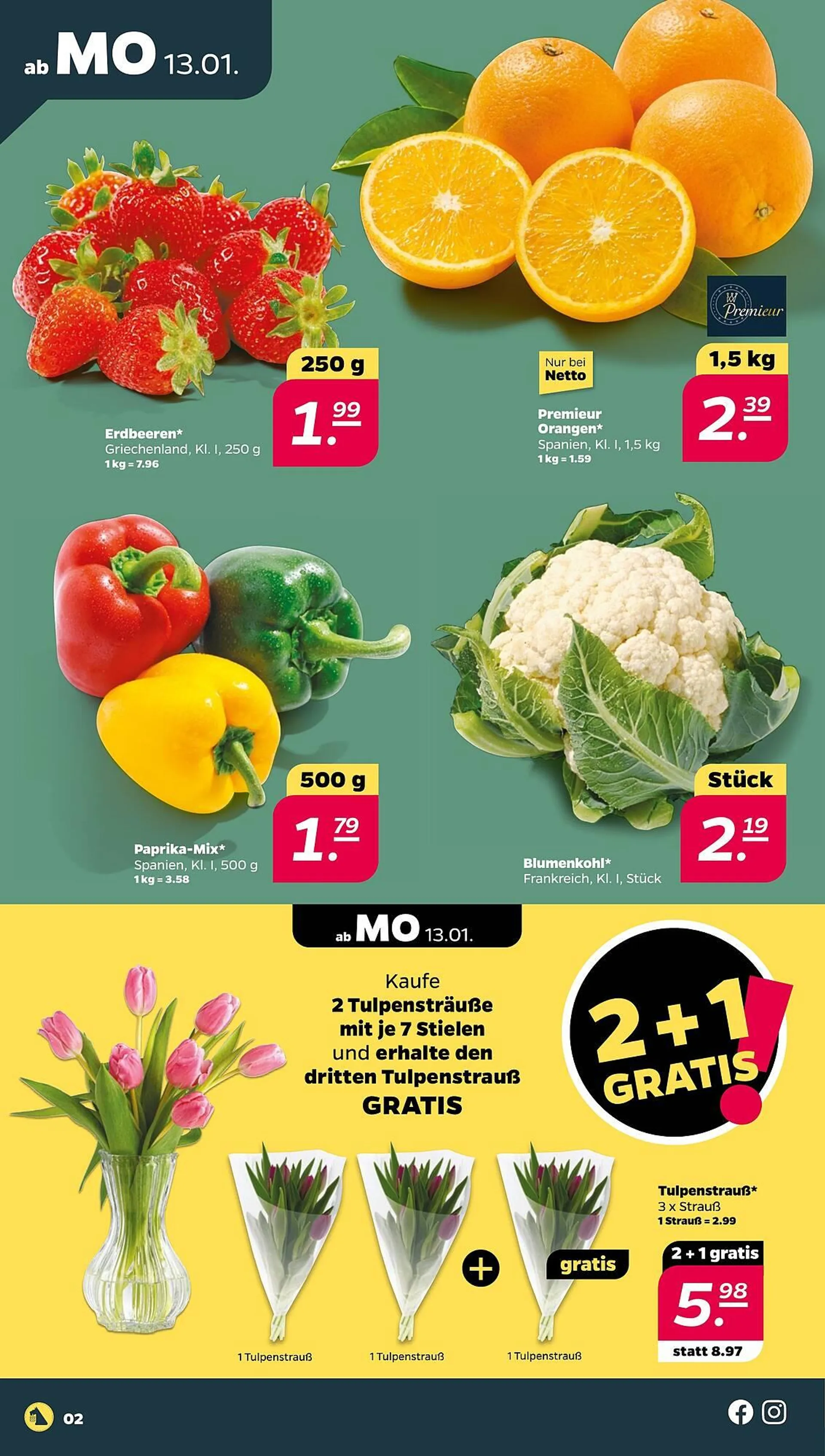 NETTO Prospekt von 13. Januar bis 18. Januar 2025 - Prospekt seite 2