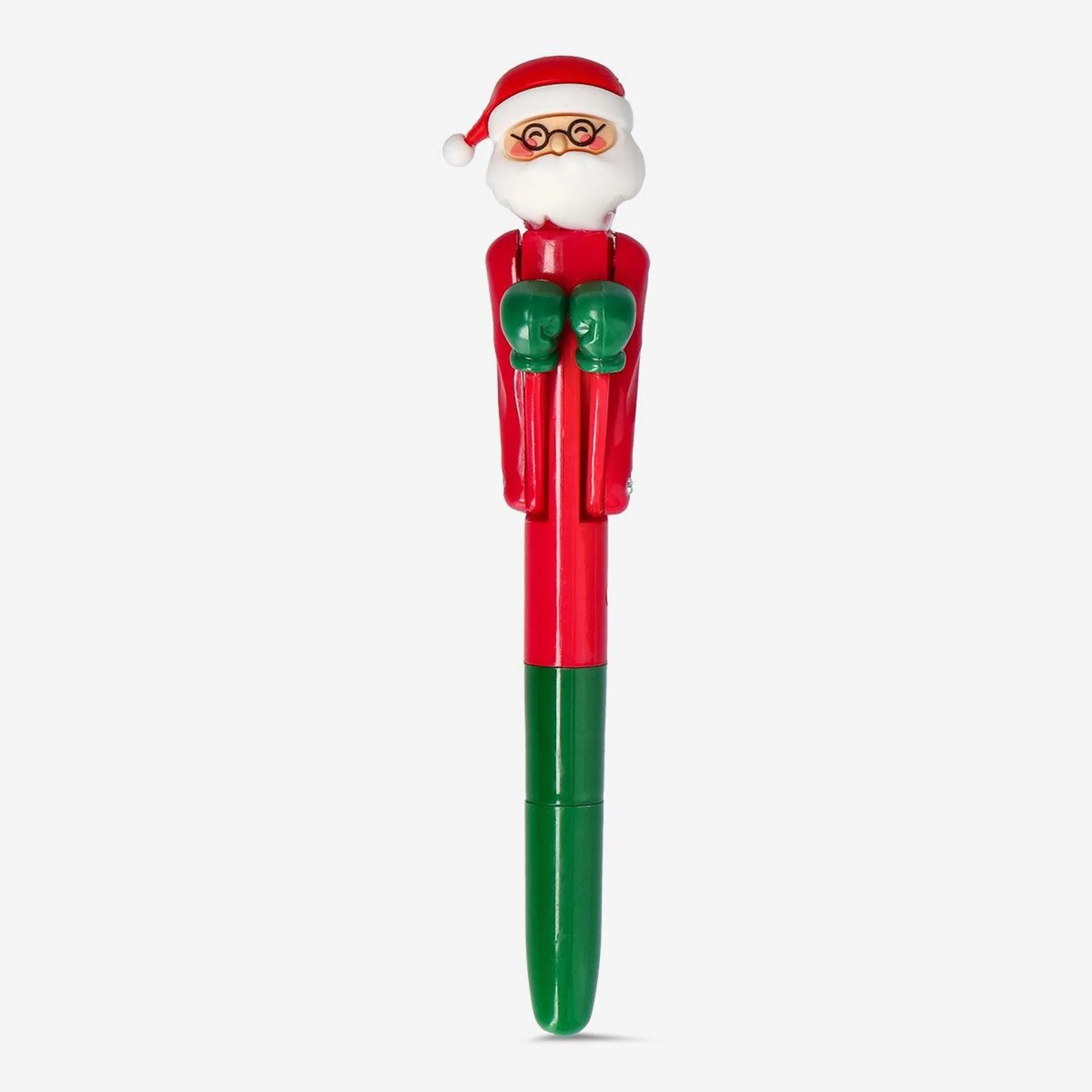 Punching pen with santa