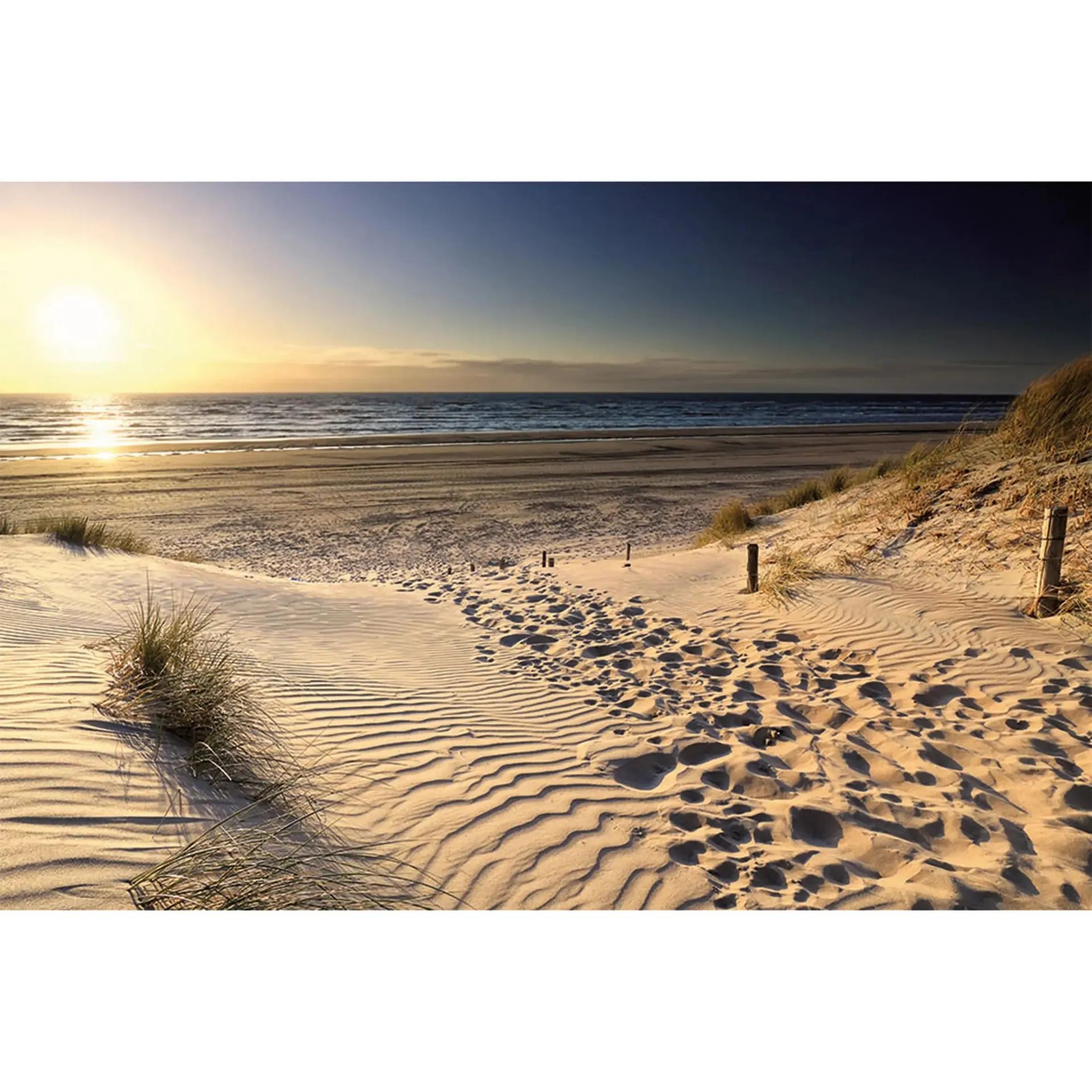 Keilrahmenbild STRANDLANDSCHAFT - 90x60 cm