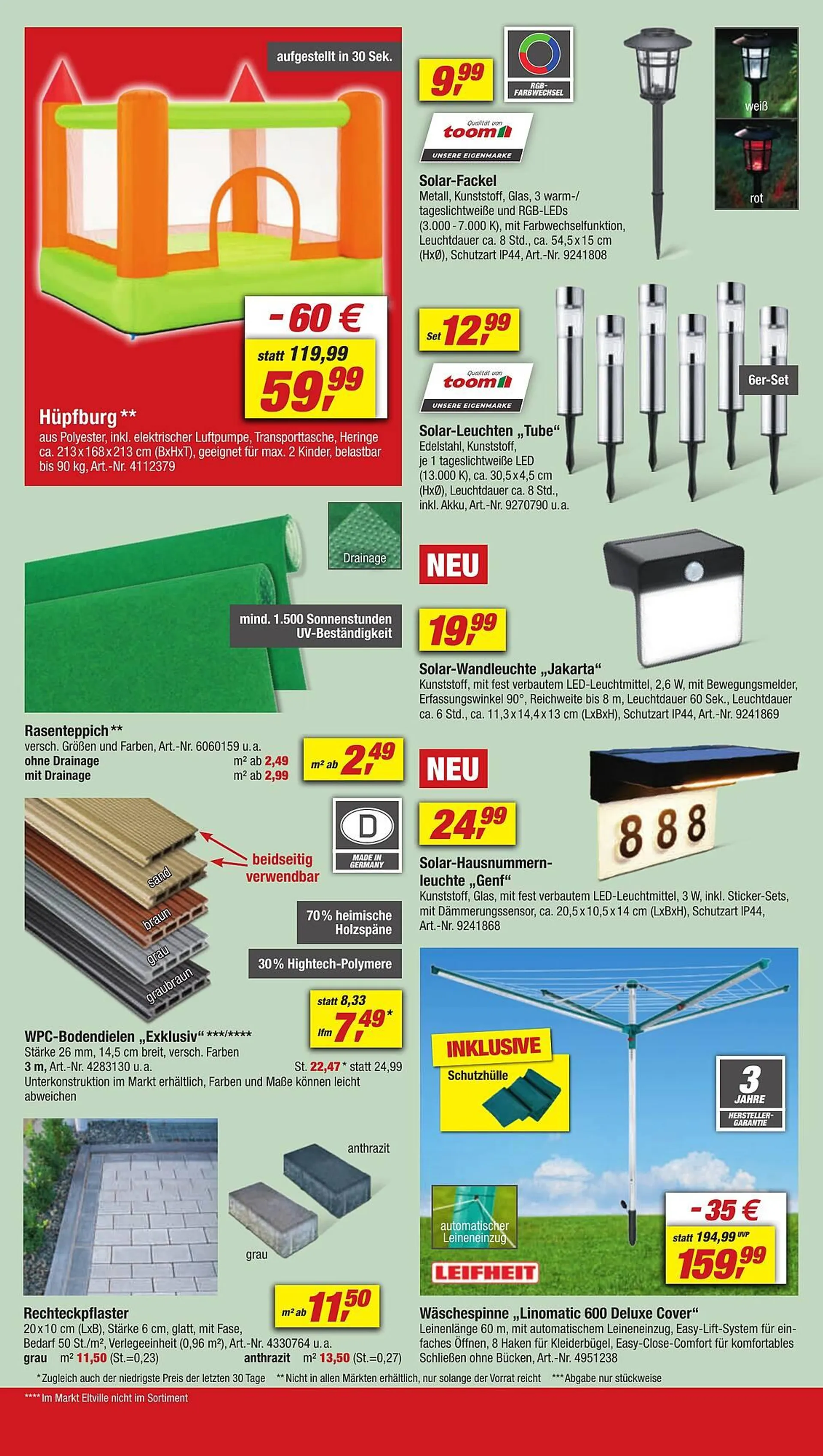 toom Baumarkt Prospekt von 29. Juni bis 5. Juli 2024 - Prospekt seite 4