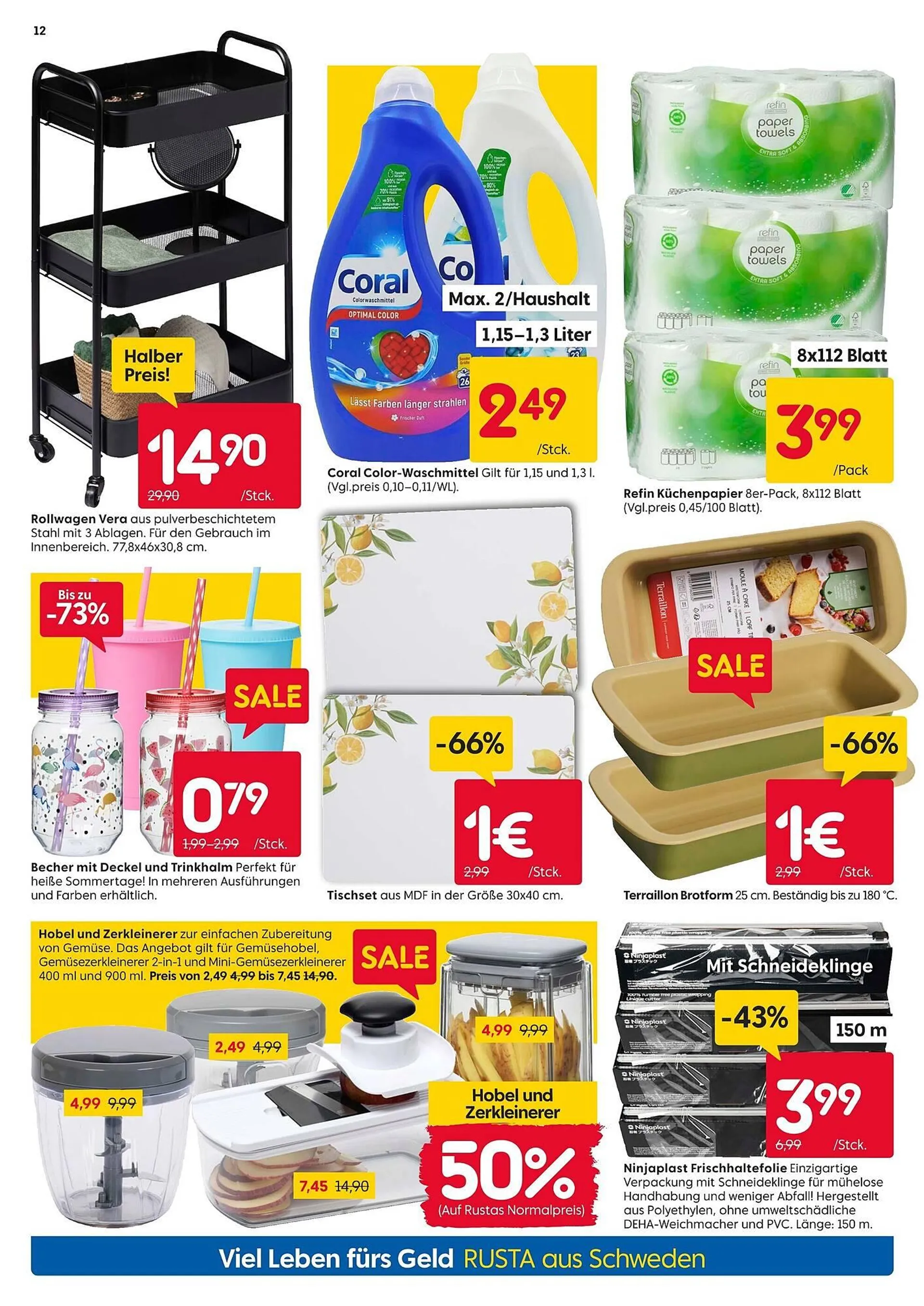 Rusta Prospekt von 28. Juni bis 4. Juli 2025 - Prospekt seite 12