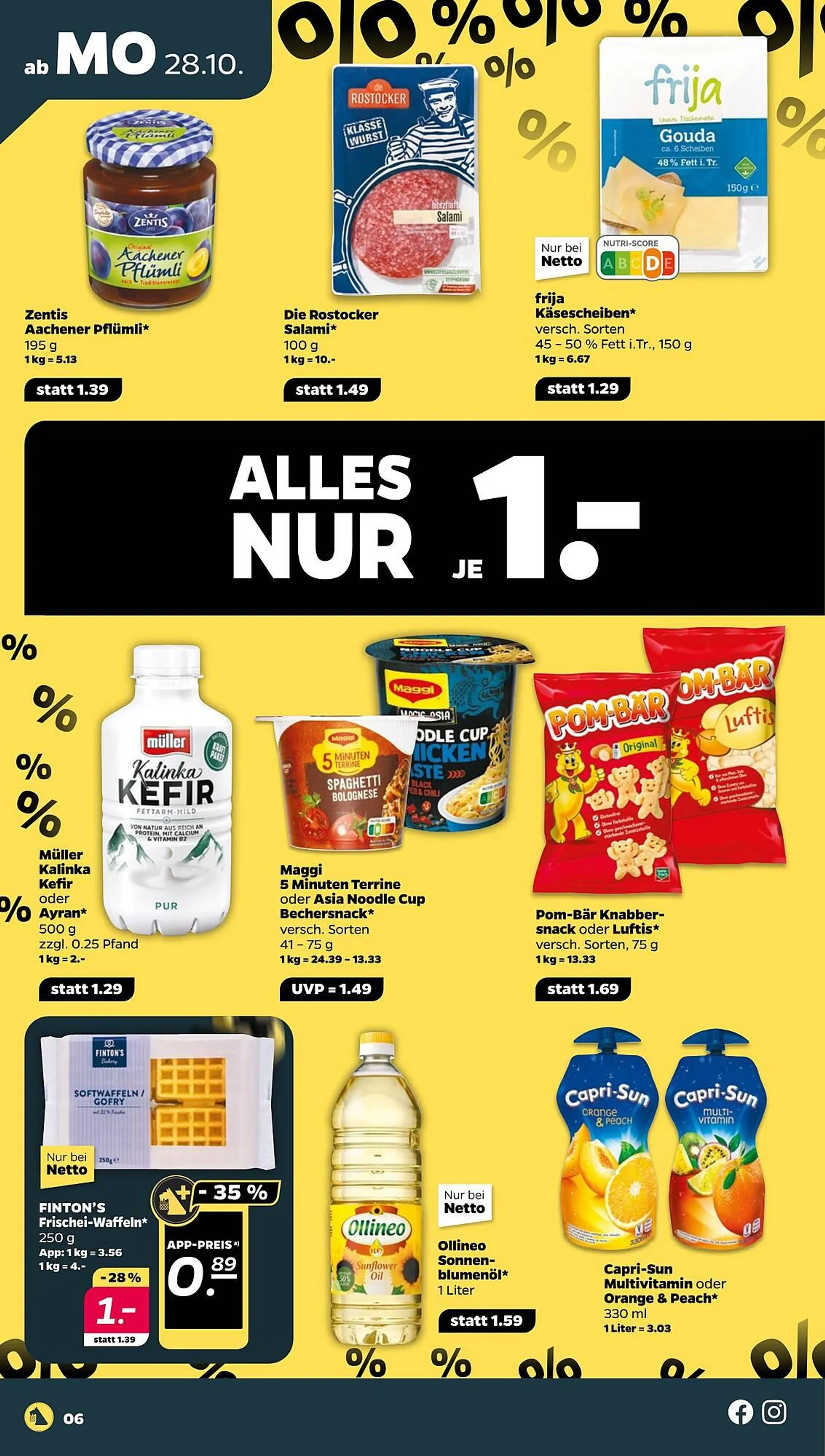 NETTO Prospekt von 28. Oktober bis 2. November 2024 - Prospekt seite 6