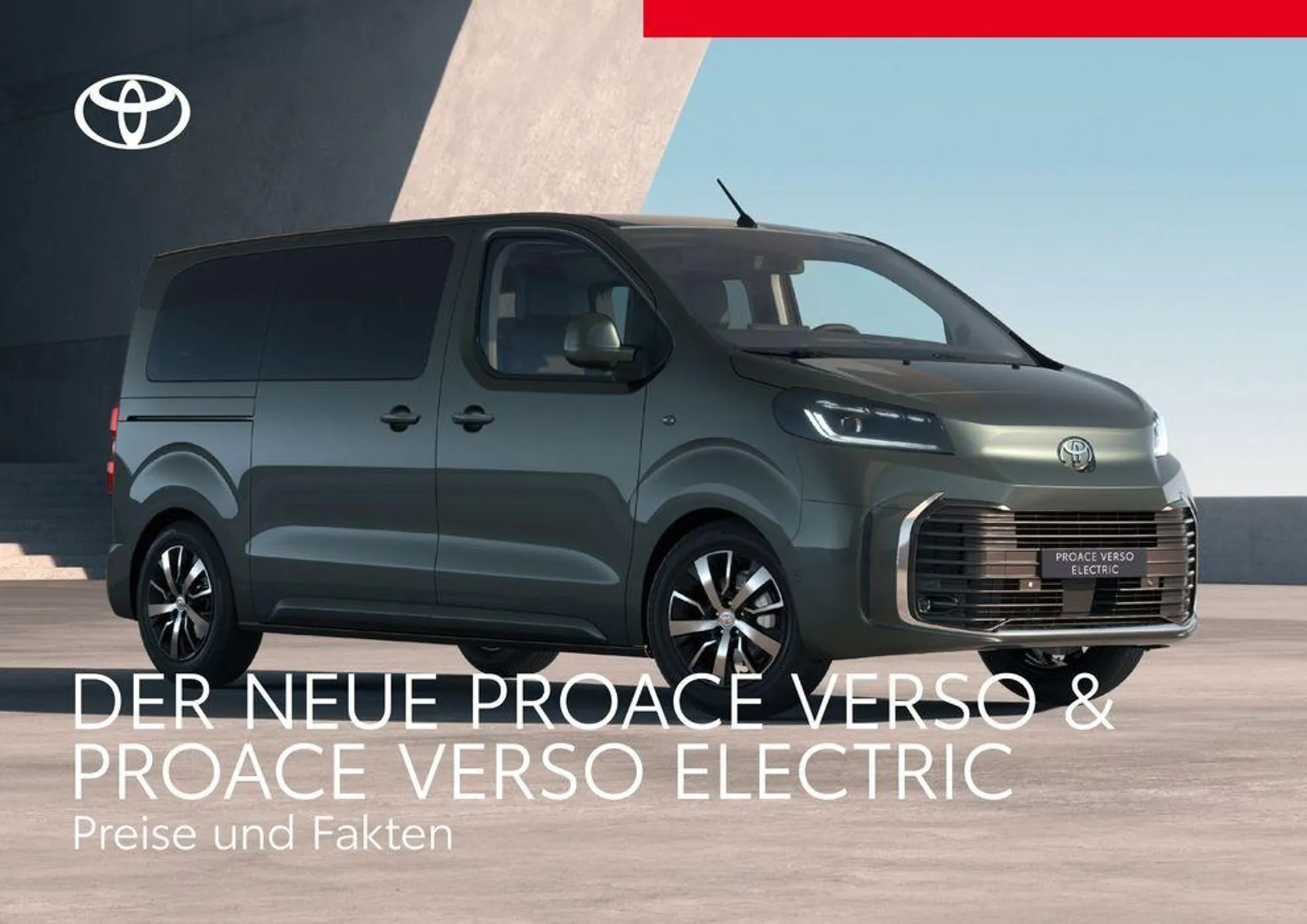 Toyota Proace Verso/Proace Verso Electric von 11. Mai bis 11. Mai 2025 - Prospekt seite 1