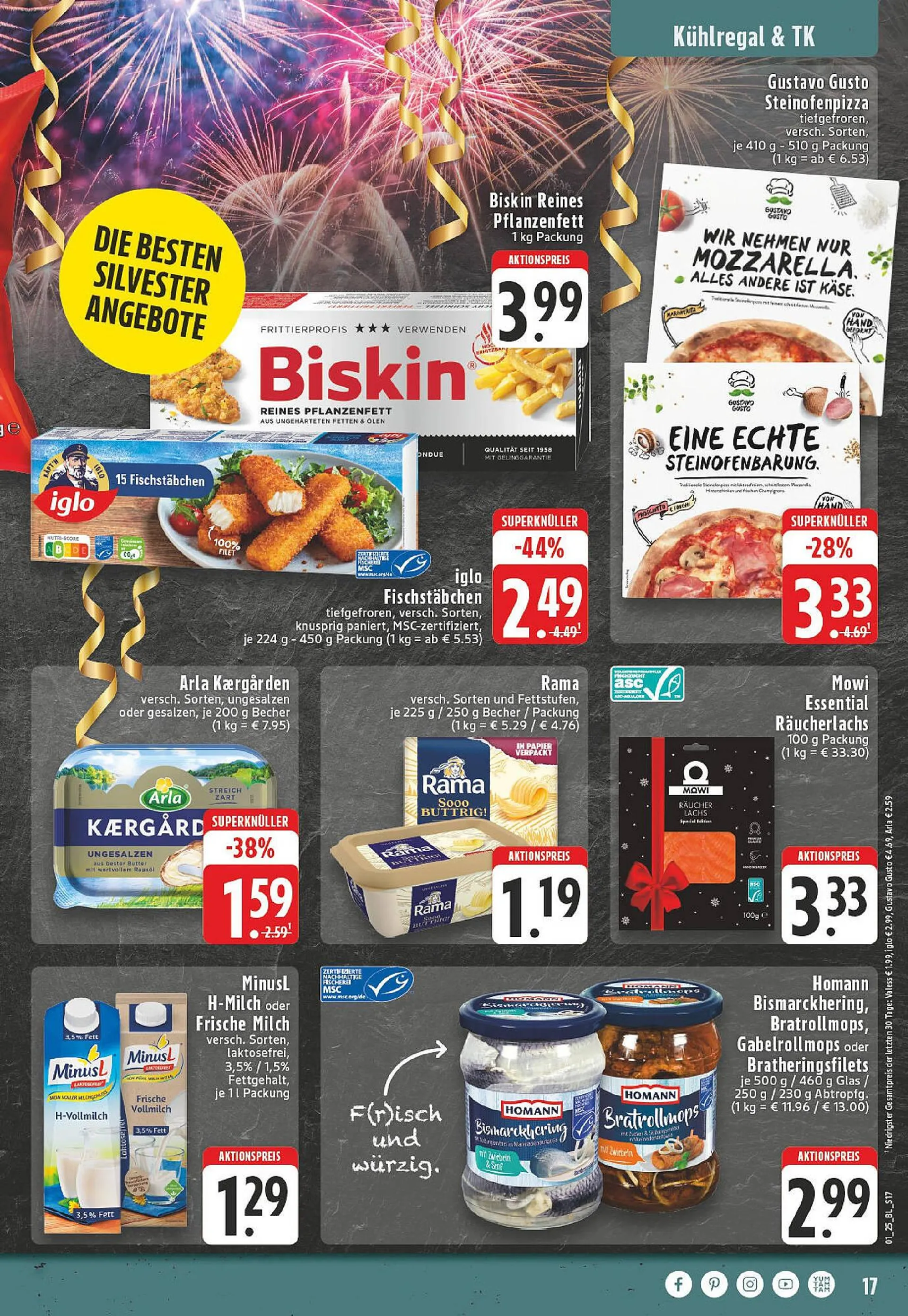 EDEKA Prospekt von 30. Dezember bis 4. Januar 2026 - Prospekt seite 17