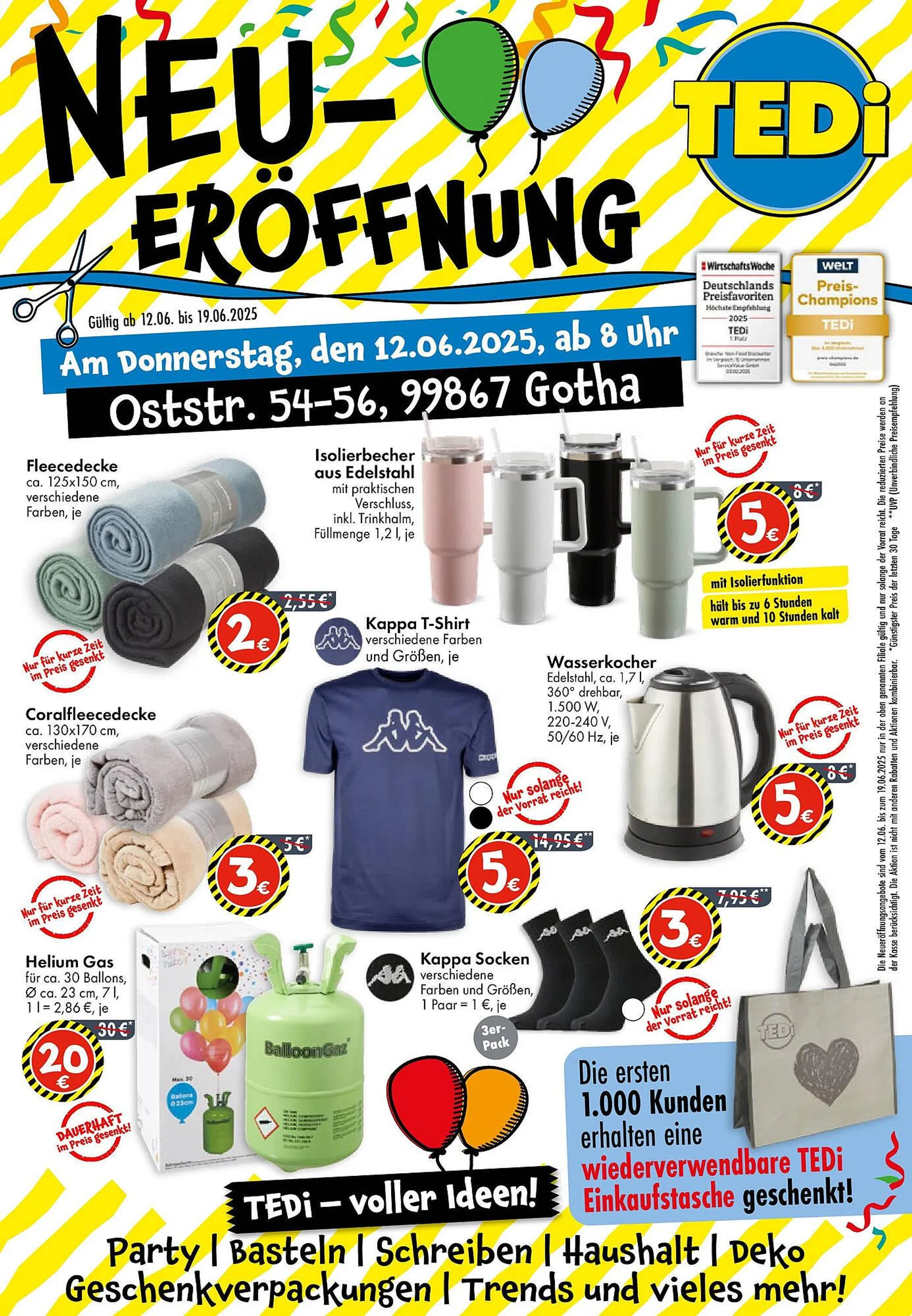 TEDi Prospekt von 10. Juni bis 14. Juni 2025 - Prospekt seite 1