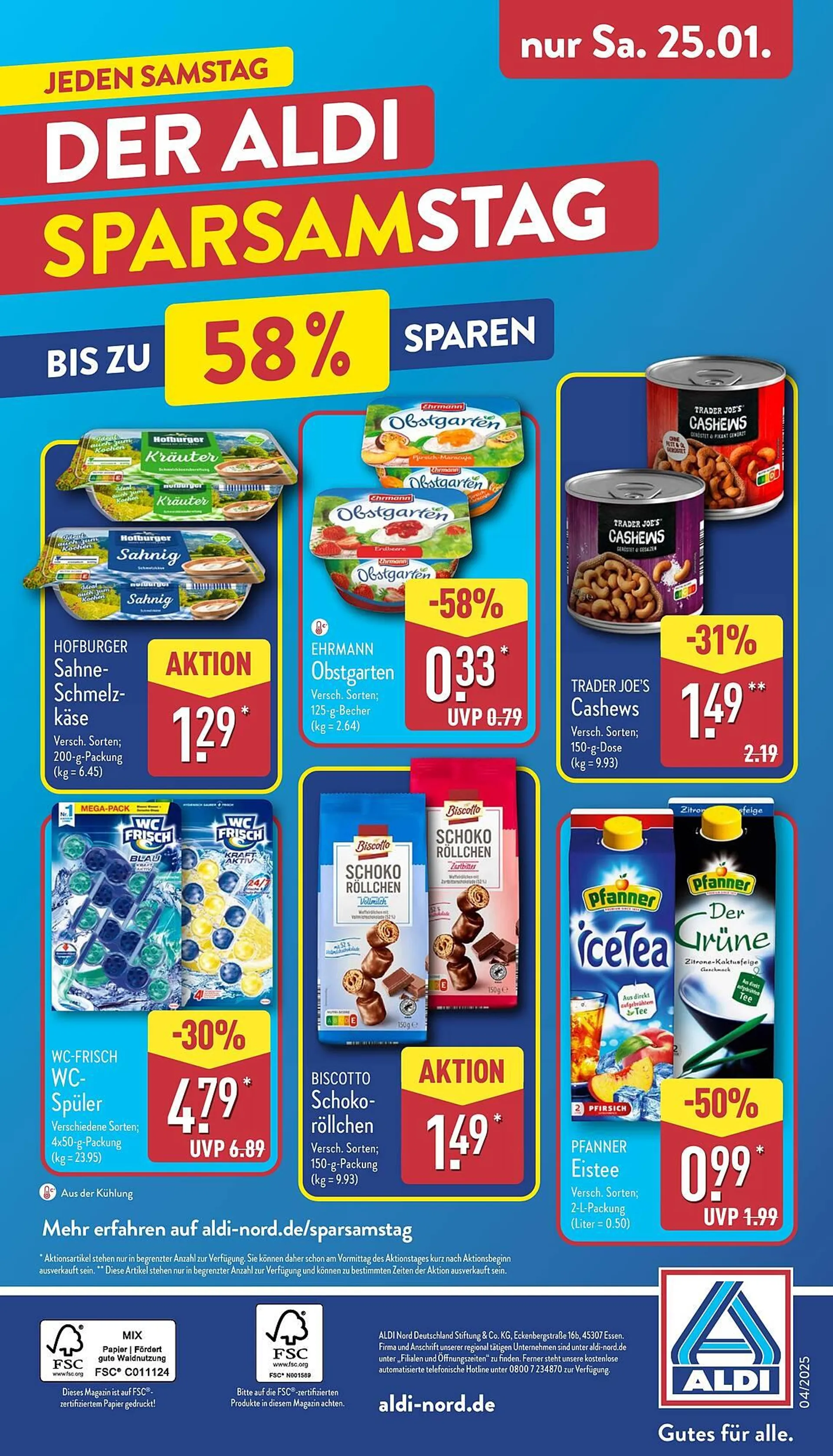 Aldi Nord Prospekt von 20. Januar bis 26. Januar 2025 - Prospekt seite 36