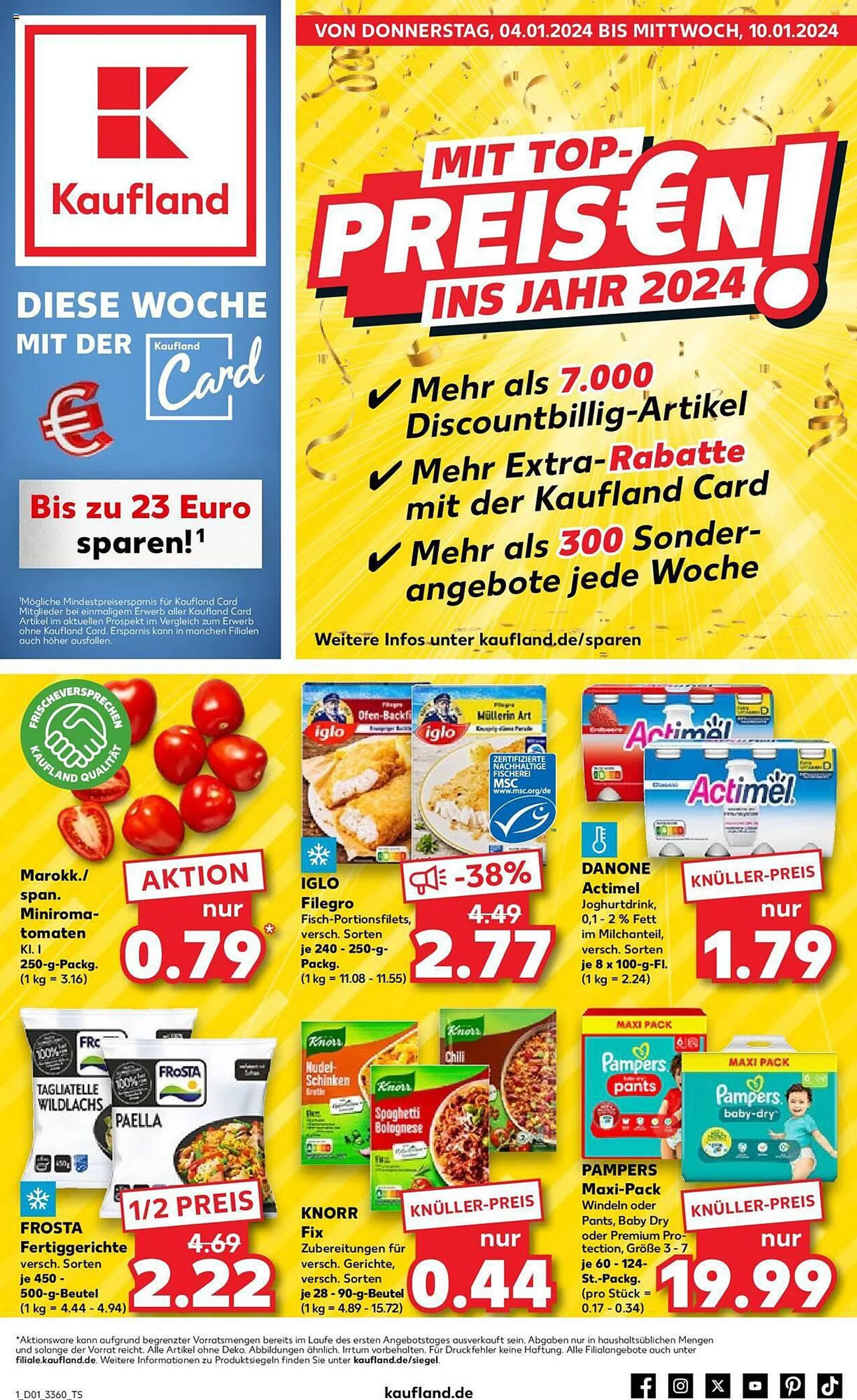 Kaufland Prospekt gültig bis 10. Januar 2024