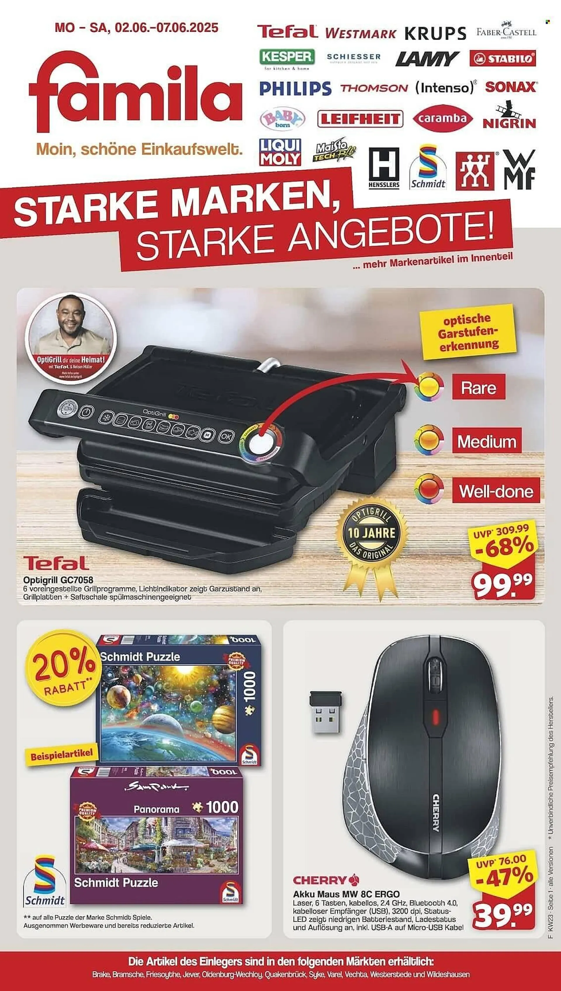 Famila Nord Ost Prospekt von 2. Juni bis 7. Juni 2025 - Prospekt seite 1