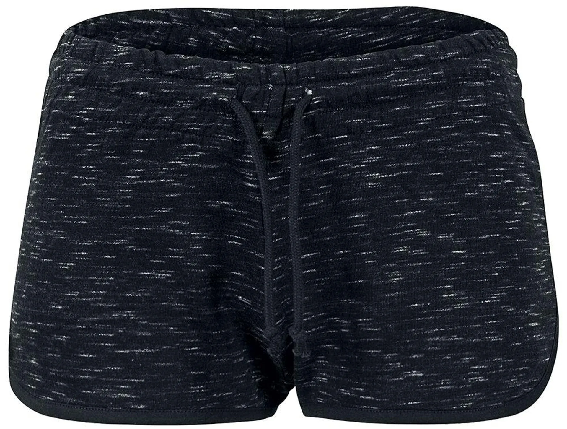 "Ladies Space Dye Hotpants" Hotpant schwarz von Urban Classics