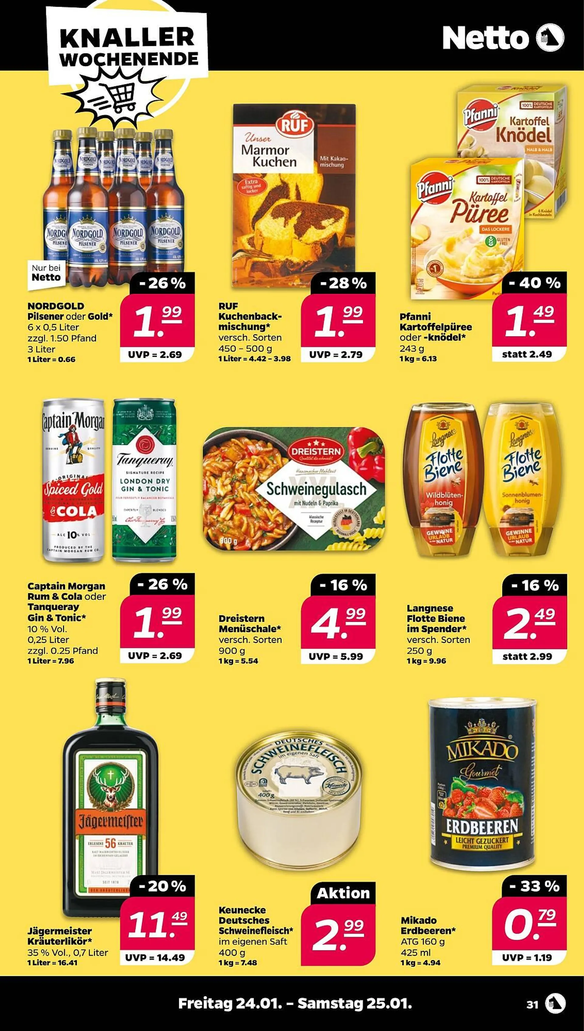 NETTO Prospekt von 20. Januar bis 25. Januar 2025 - Prospekt seite 31