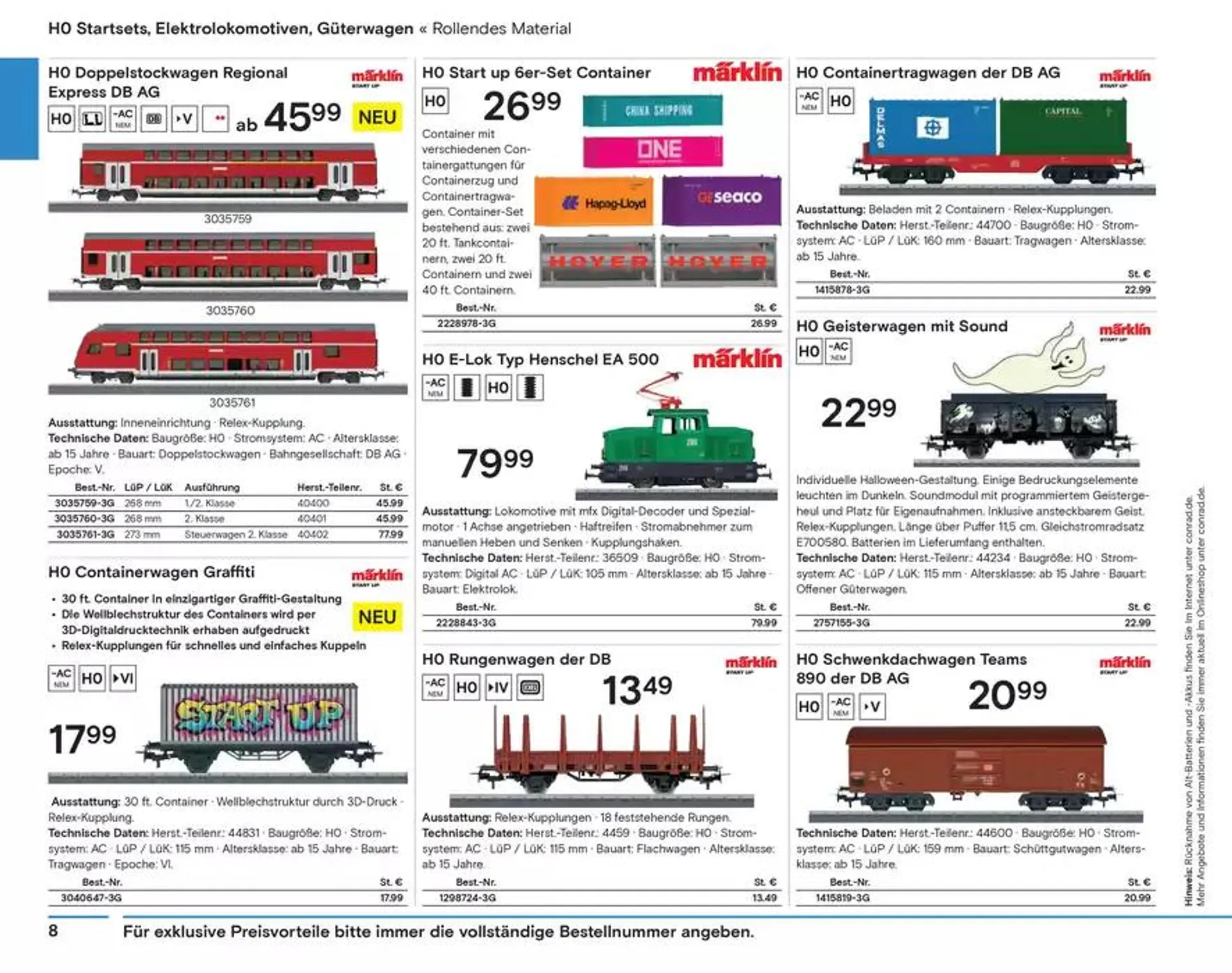 Modellbahn Katalog von 29. Oktober bis 31. Dezember 2025 - Prospekt seite 10