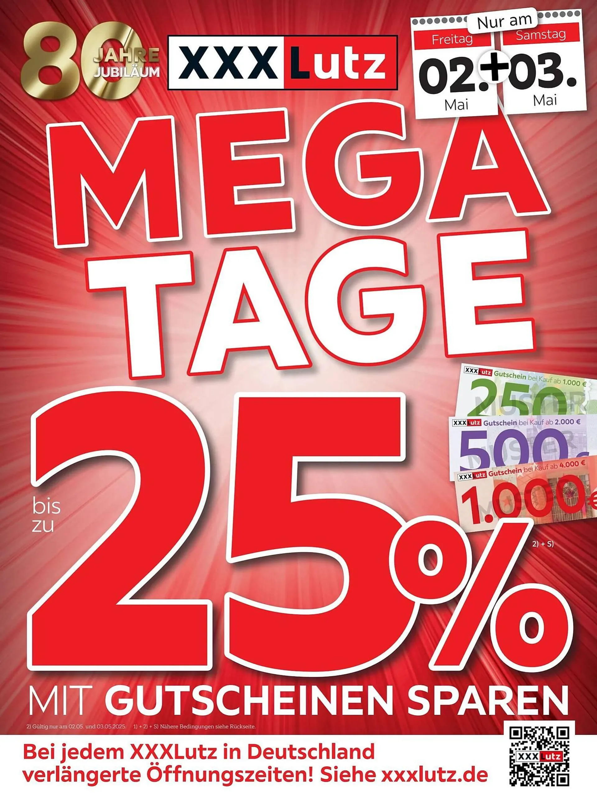 XXXLutz Prospekt von 28. April bis 4. Mai 2025 - Prospekt seite 1