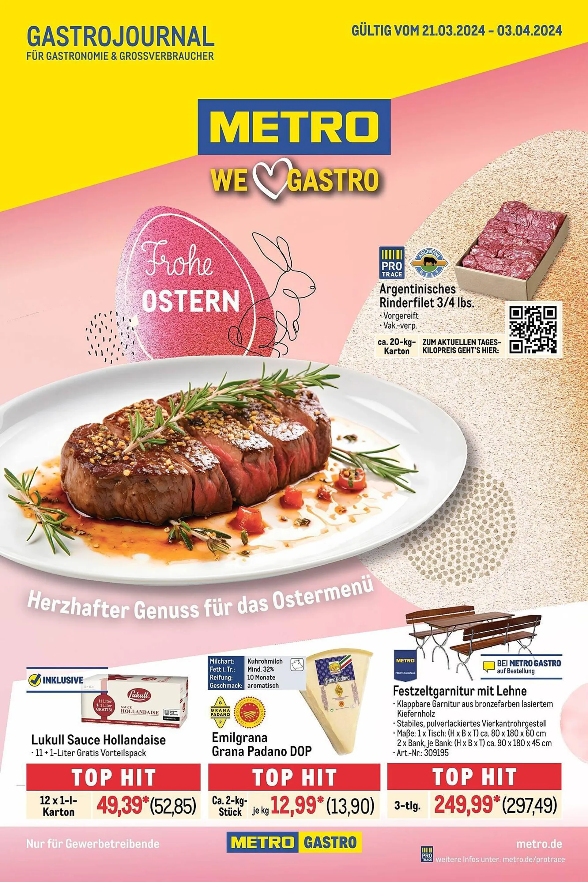METRO Prospekt - Gastrojournal von 20. März bis 3. April 2024 - Prospekt seite 2