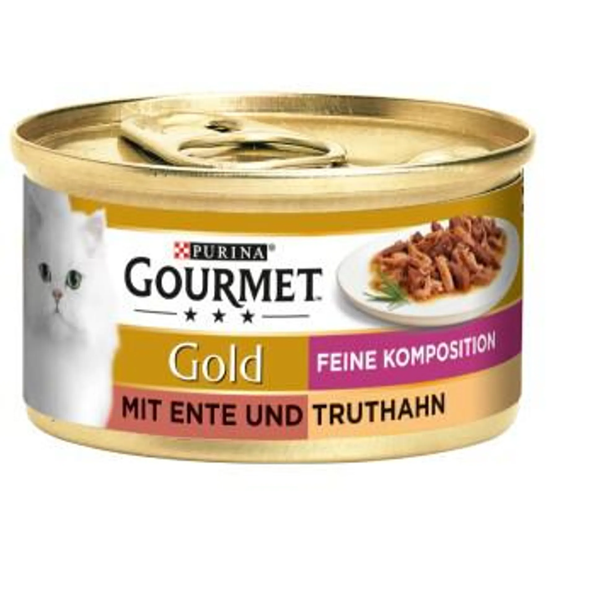 GOURMET Gold Feine Komposition 12x85g Ente & Truthahn