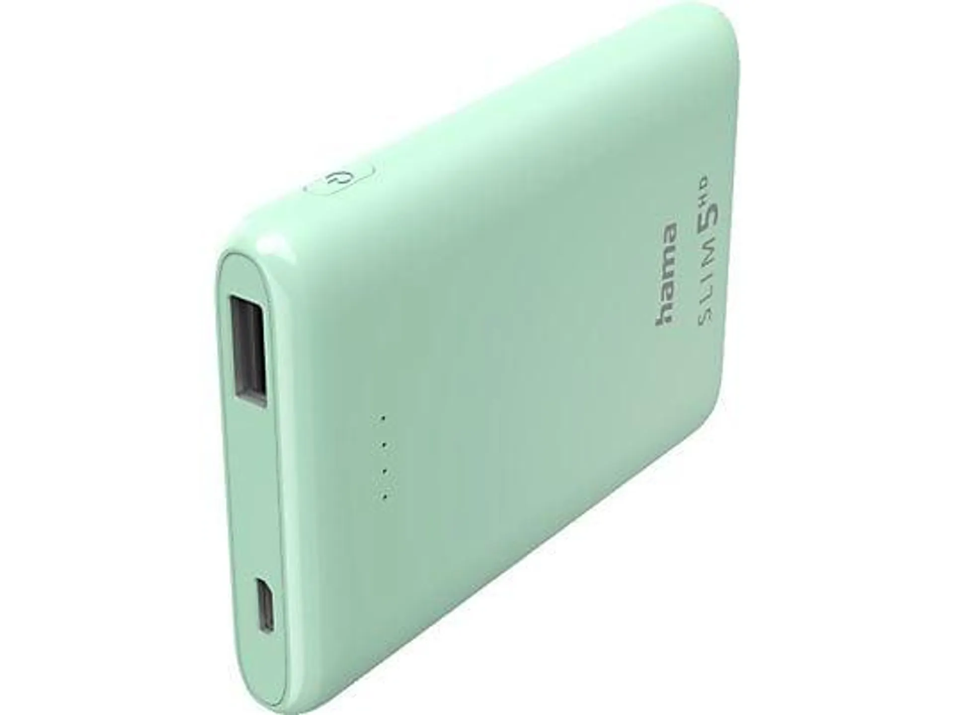 HAMA Slim 5HD Powerbank 5000 mAh Mintgrün