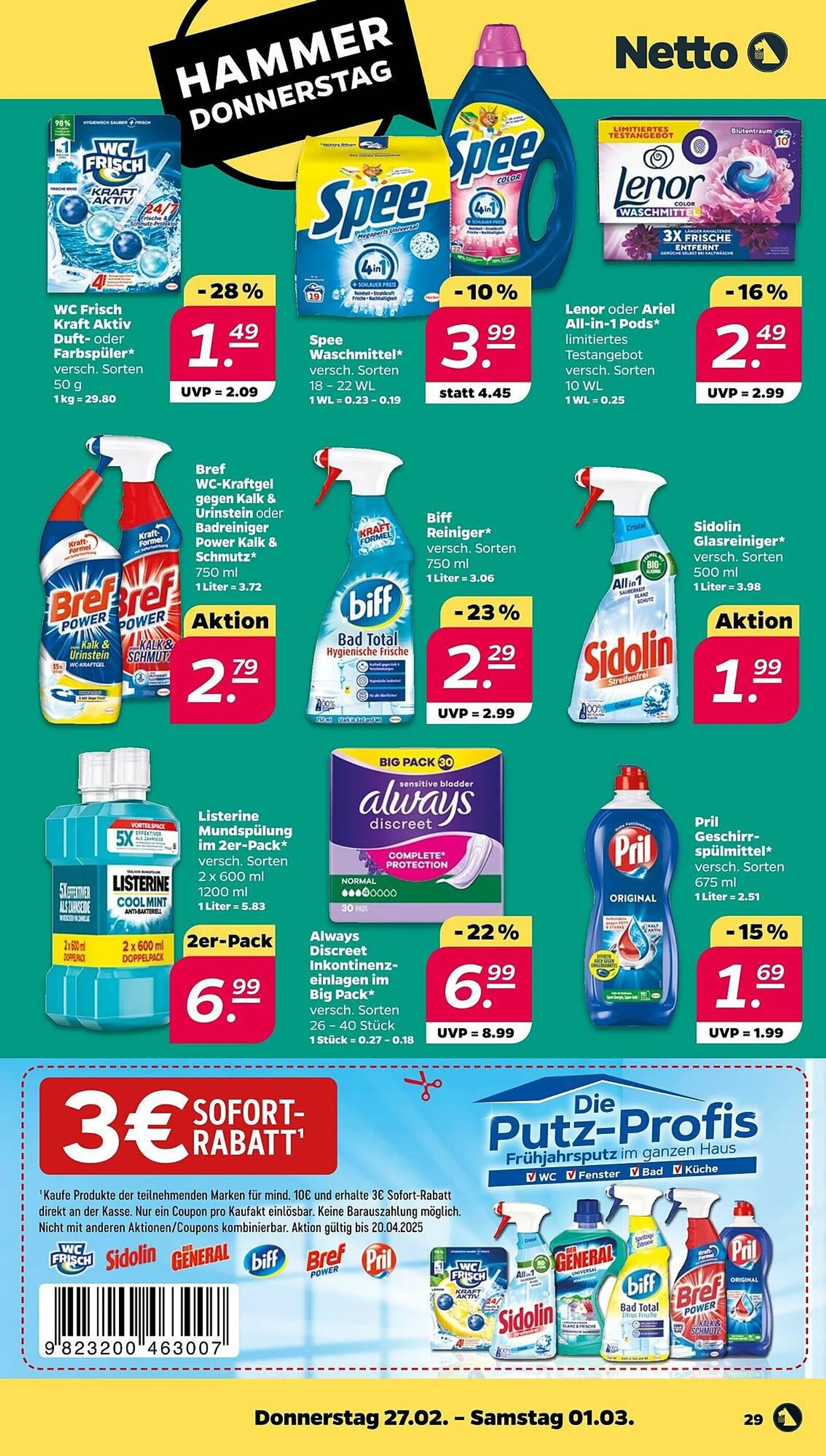 NETTO Prospekt von 24. Februar bis 1. März 2025 - Prospekt seite 29