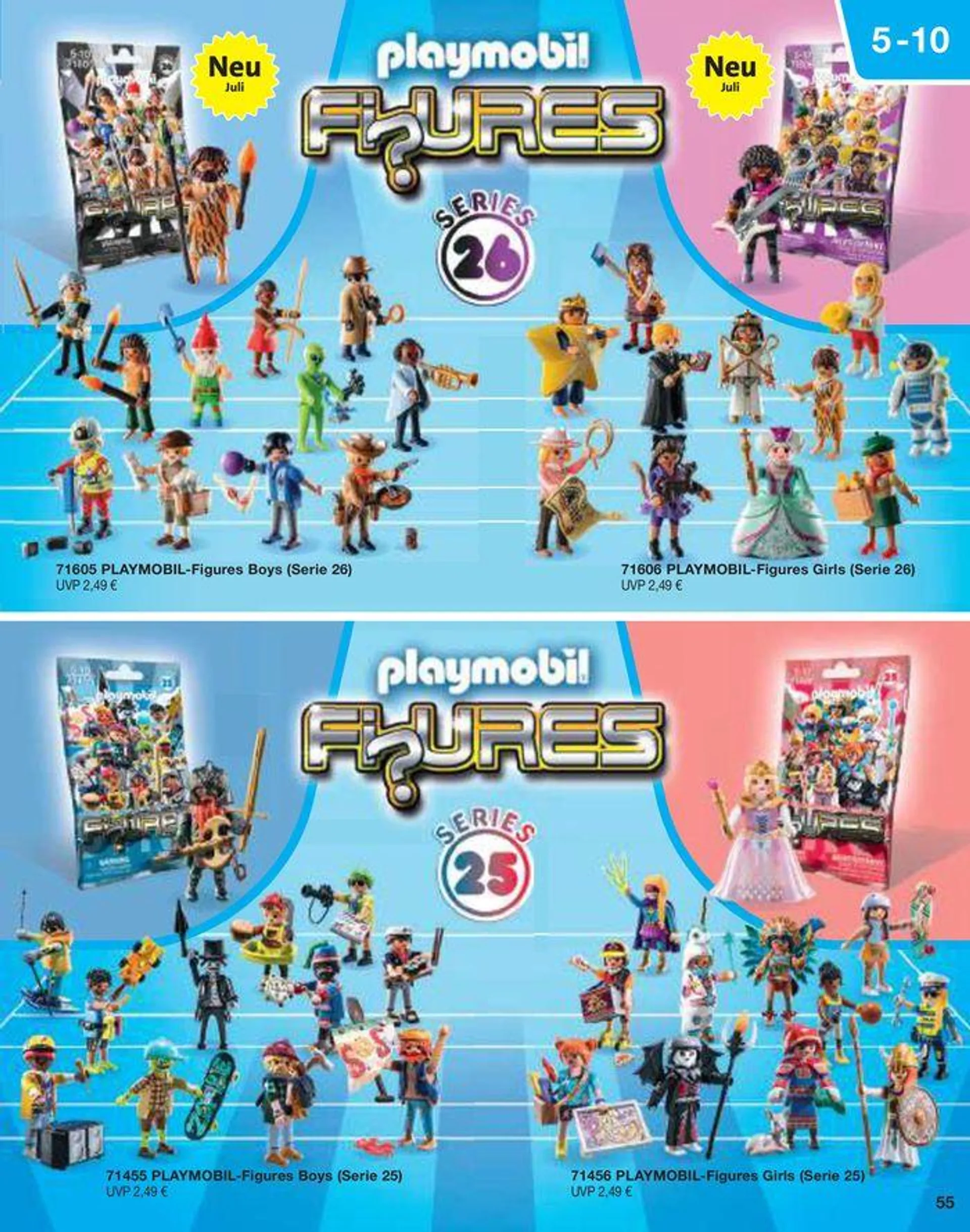 50 Years Of Playmobil von 9. Juli bis 31. Dezember 2024 - Prospekt seite 55