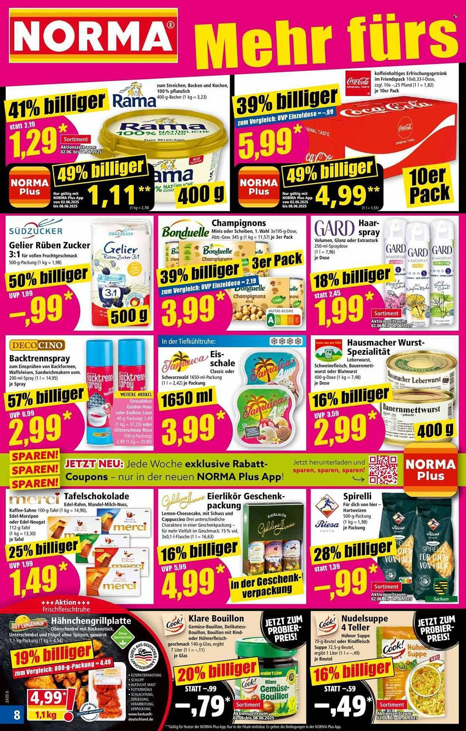 Norma Prospekt von 2. Juni bis 8. Juni 2025 - Prospekt seite 8