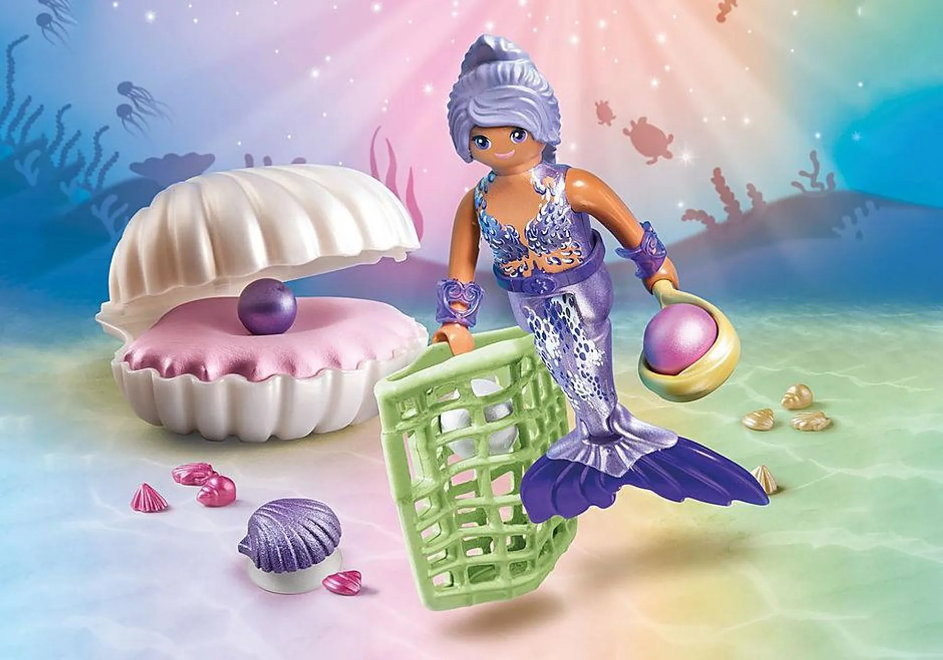 Meerjungfrau mit Perlmuschel