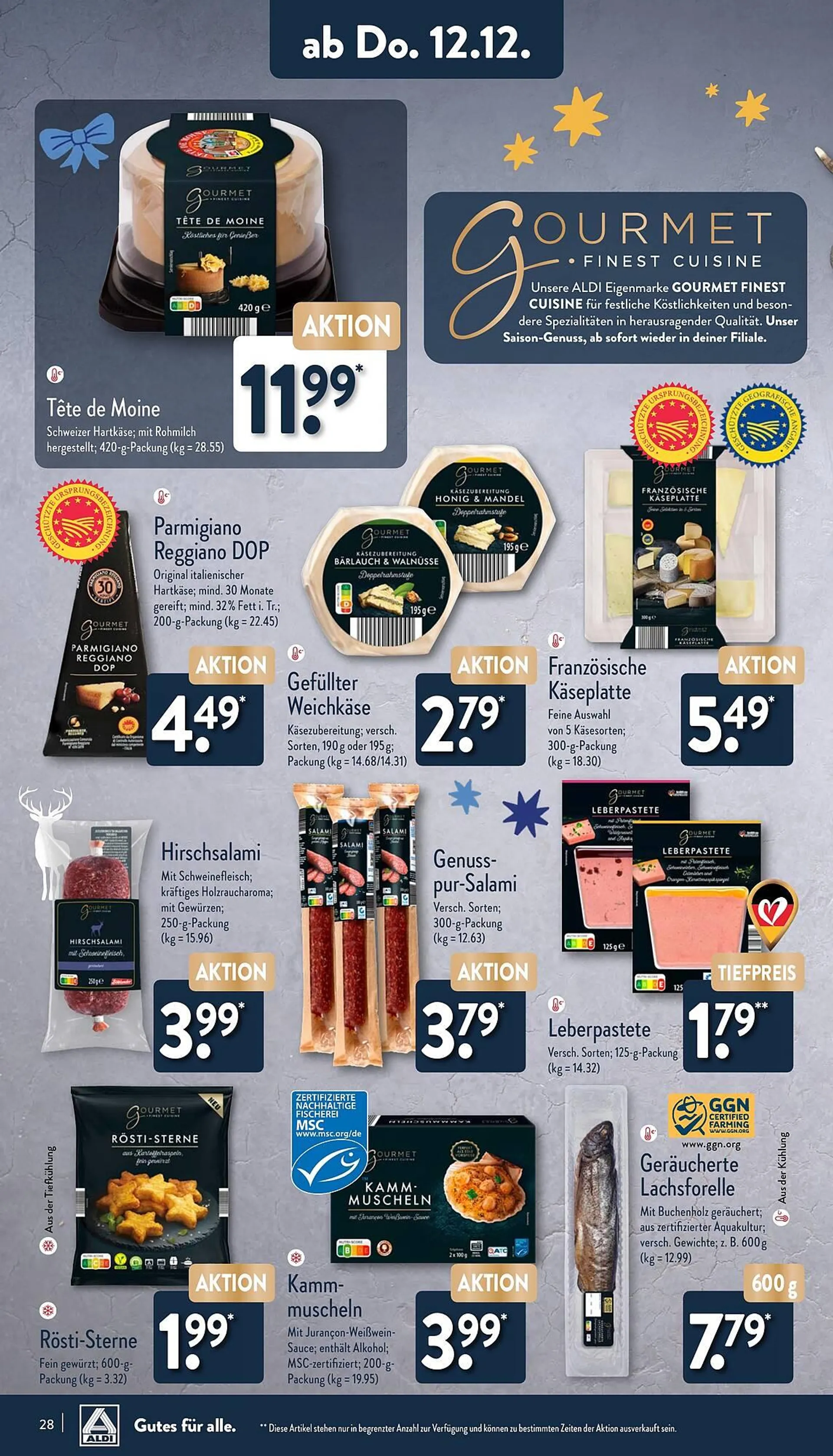 Aldi Nord Prospekt von 9. Dezember bis 14. Dezember 2024 - Prospekt seite 28