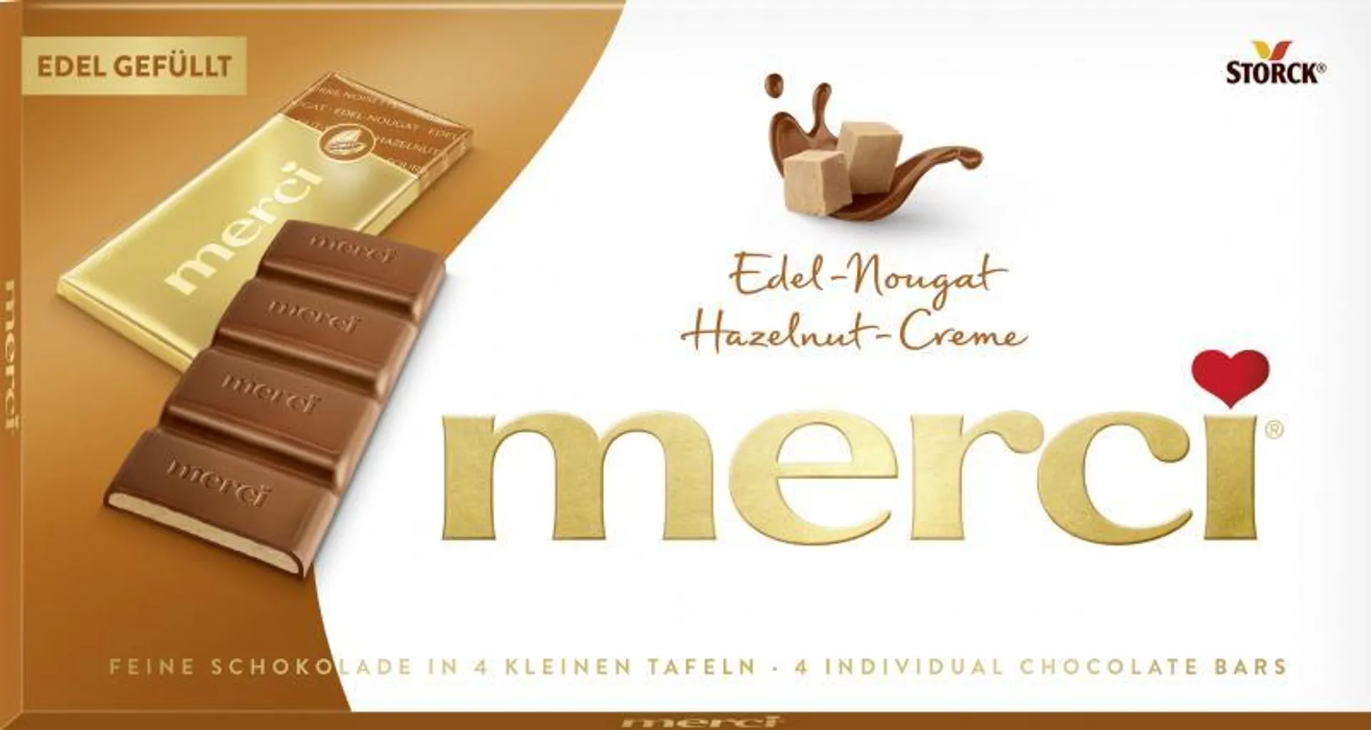 Merci Tafel Edel-Nougat 112 g