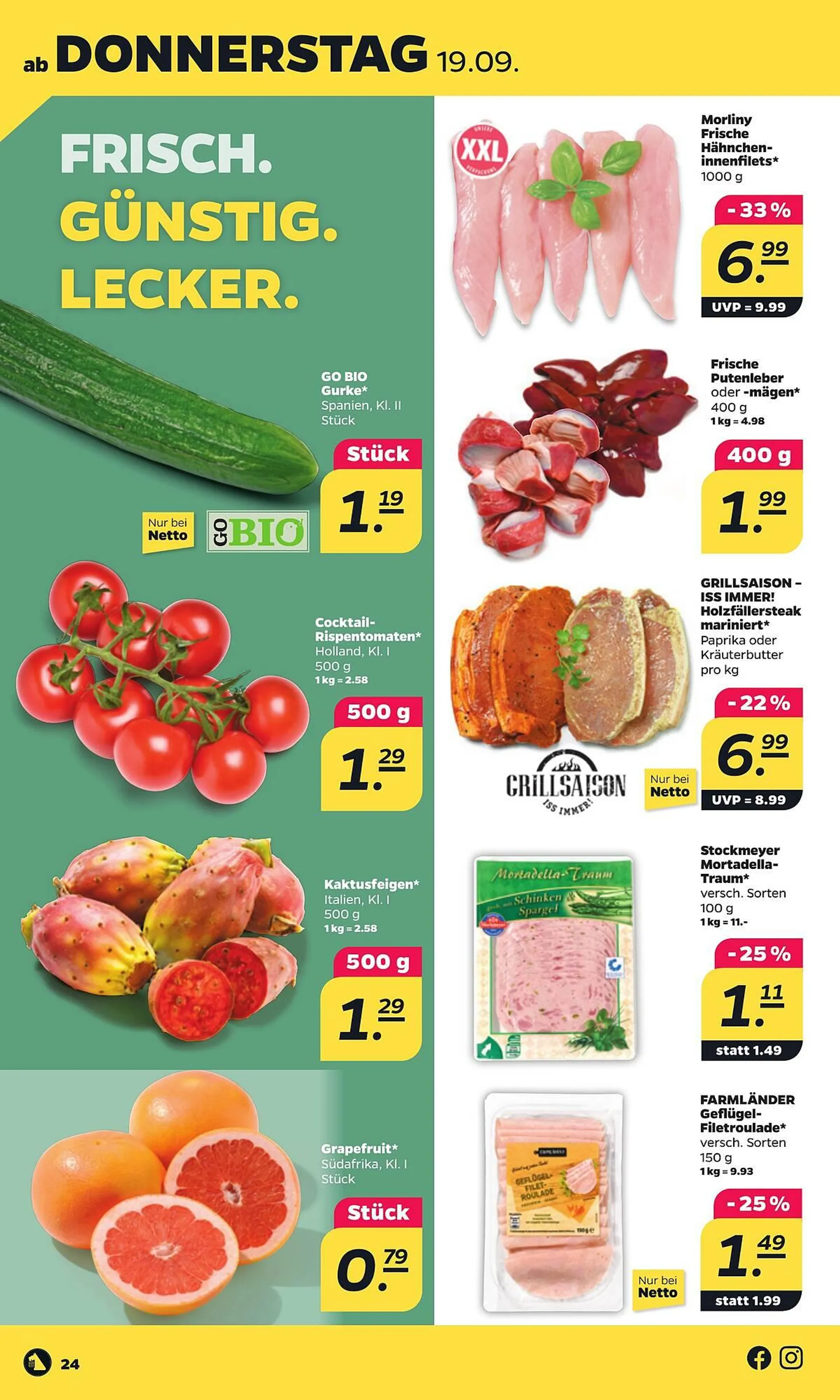 NETTO Prospekt von 16. September bis 21. September 2024 - Prospekt seite 28