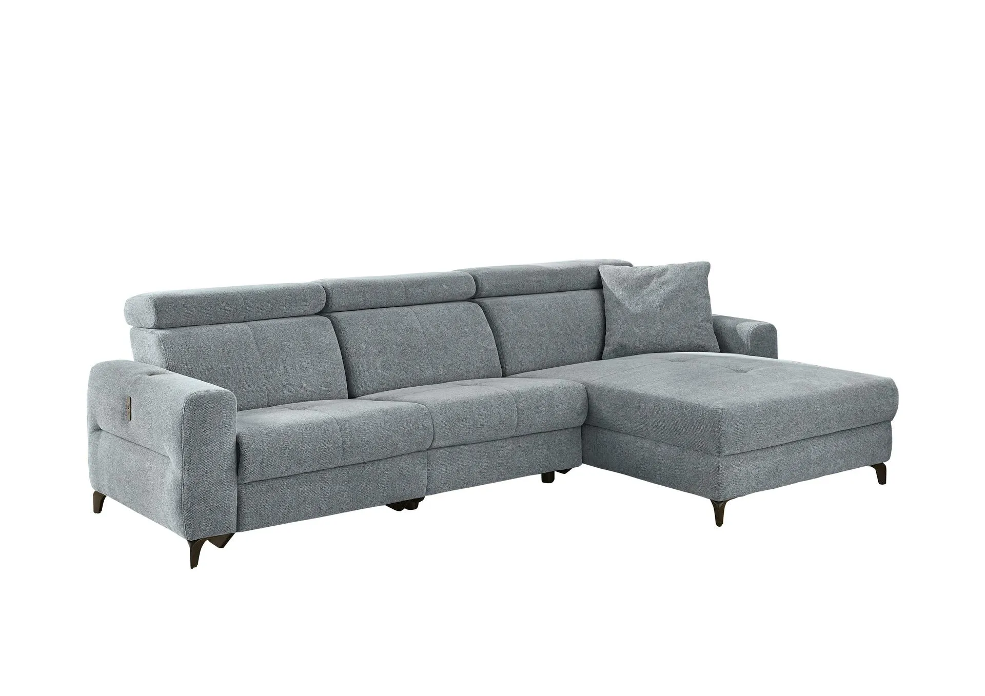 Ecksofa MATT 301 x 106 cm grau