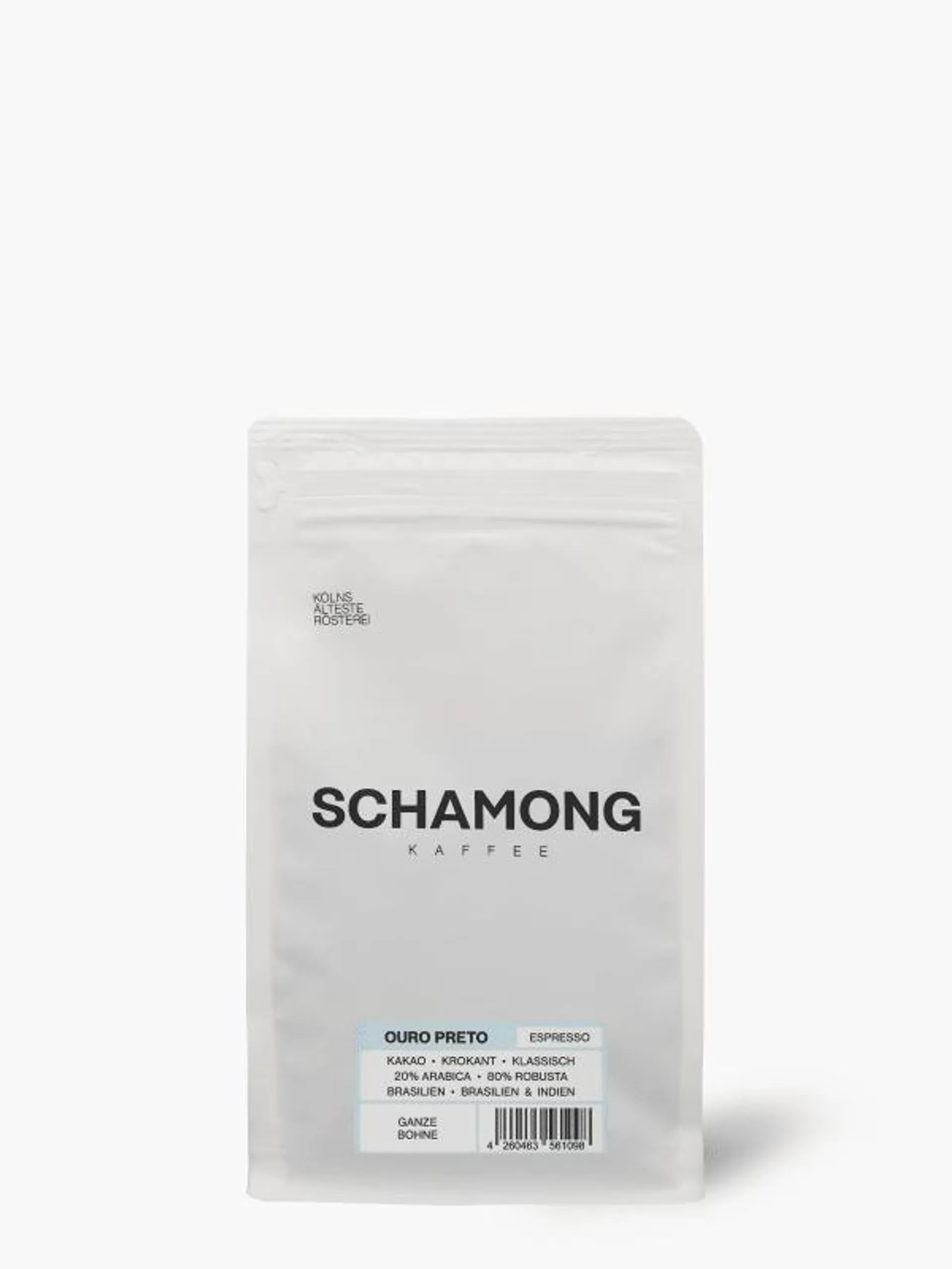 Schamong Espresso Ouro Preto ganze Bohnen 250g