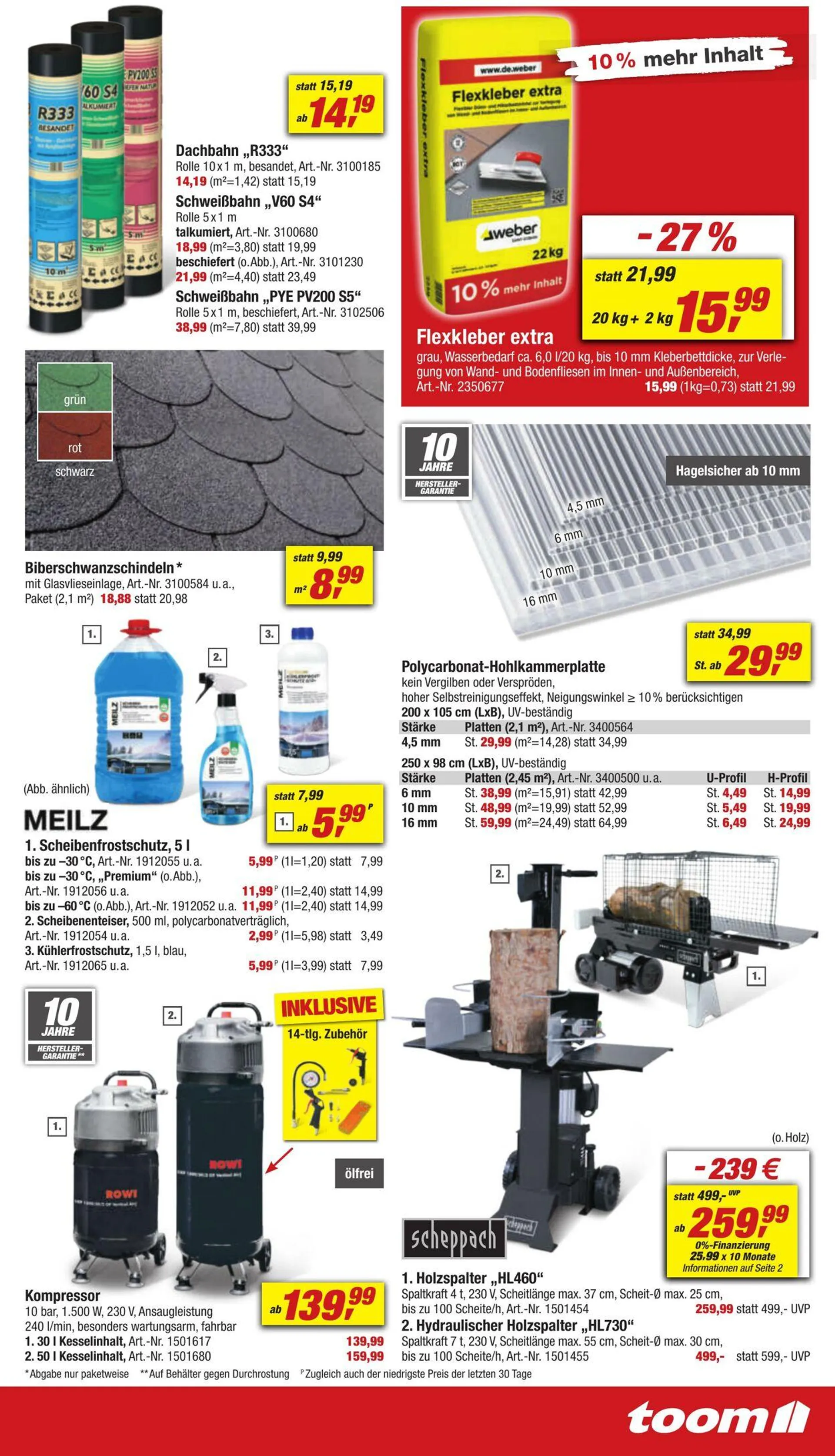 toom Baumarkt Aktueller Prospekt von 21. März bis 4. April 2025 - Prospekt seite 3
