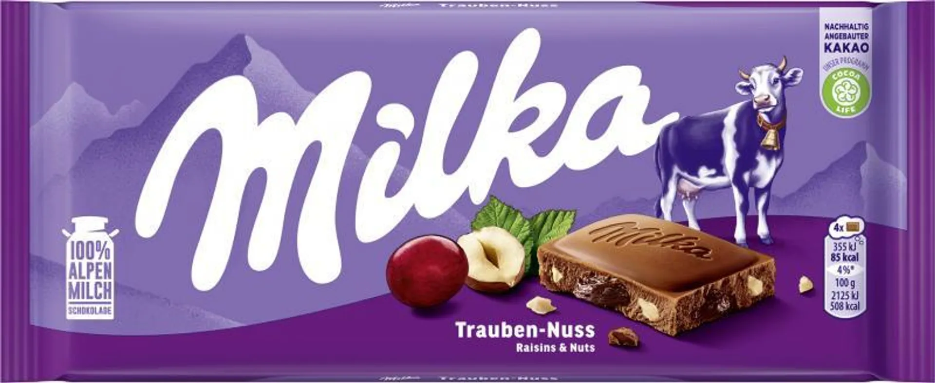 Milka Tafel Trauben-Nuss 100 g