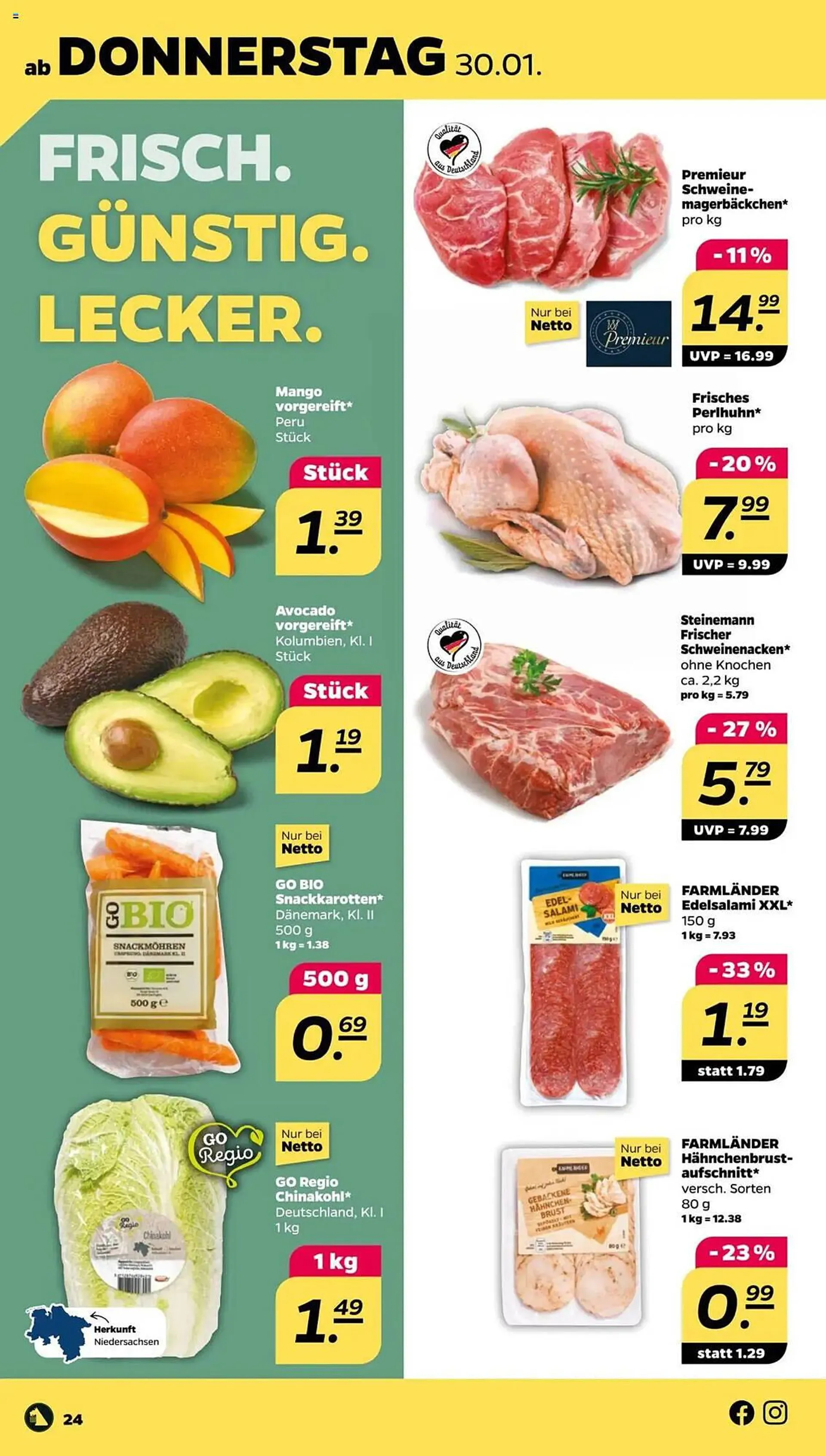 NETTO Prospekt von 27. Januar bis 1. Februar 2025 - Prospekt seite 24