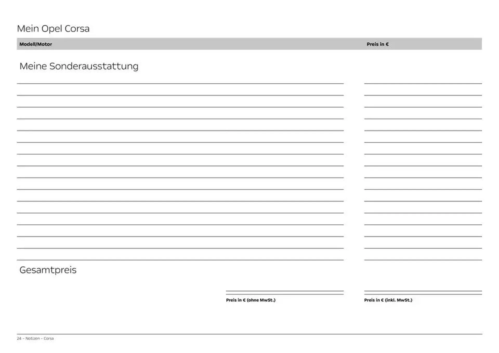 Opel Corsa von 3. Dezember bis 3. Dezember 2025 - Prospekt seite 24