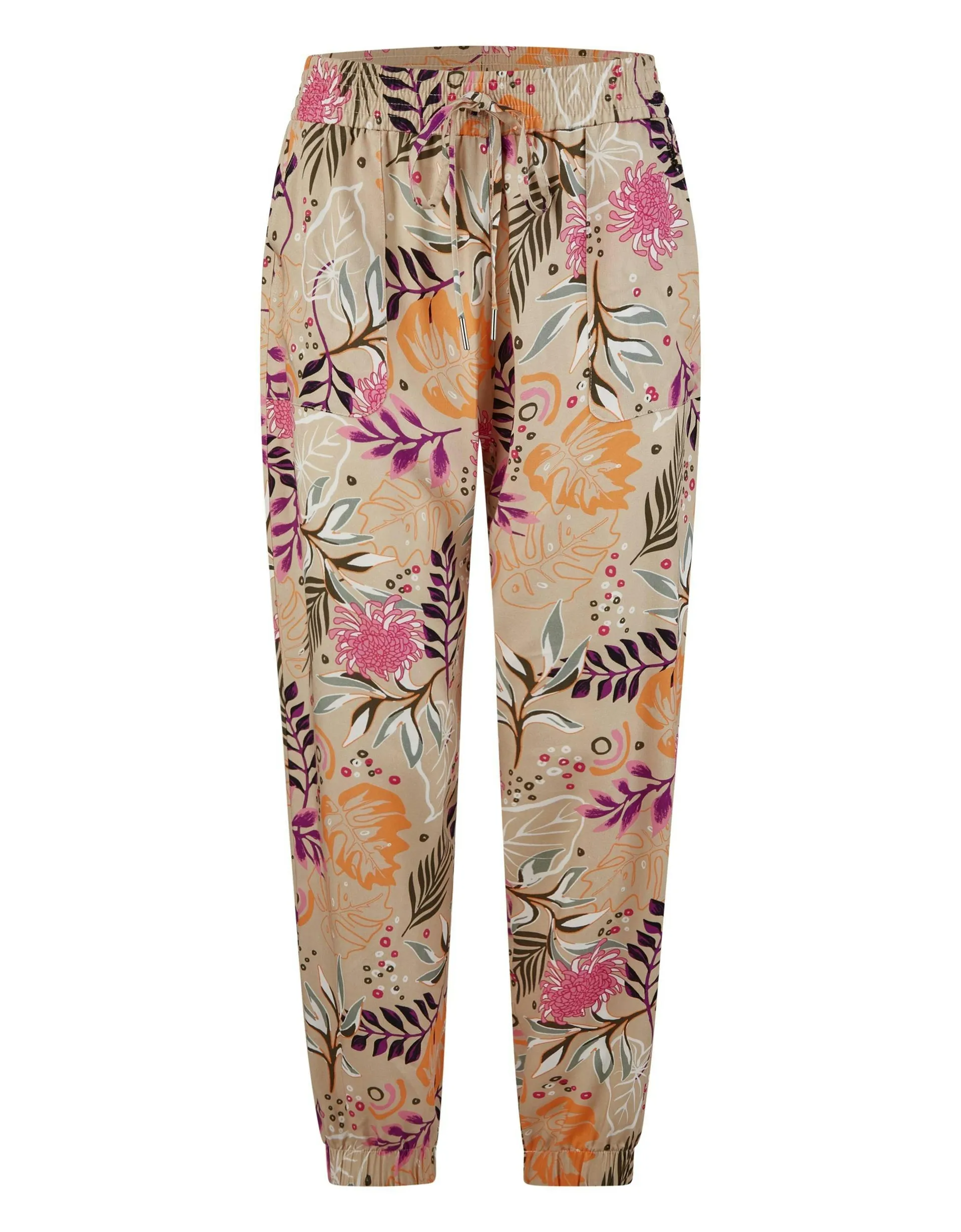 Hose mit floralem Print