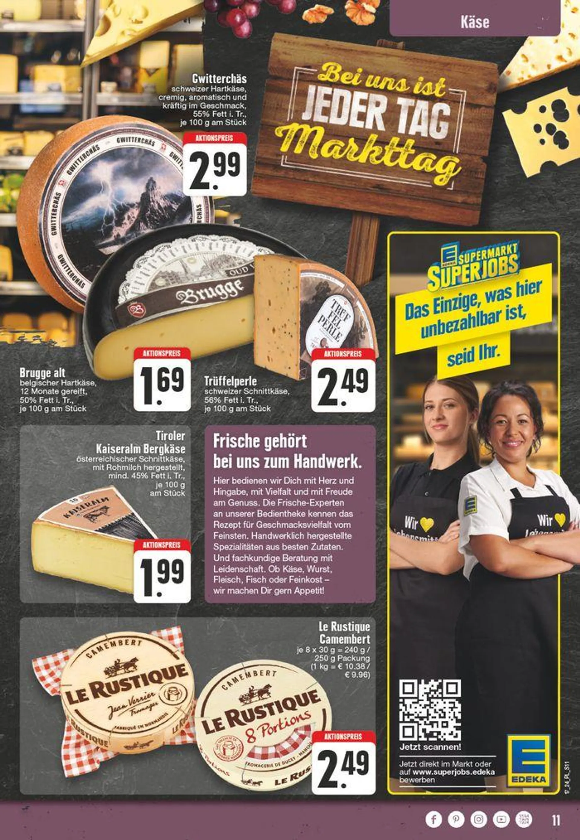 Edeka flugblatt von 21. April bis 27. April 2024 - Prospekt seite 11