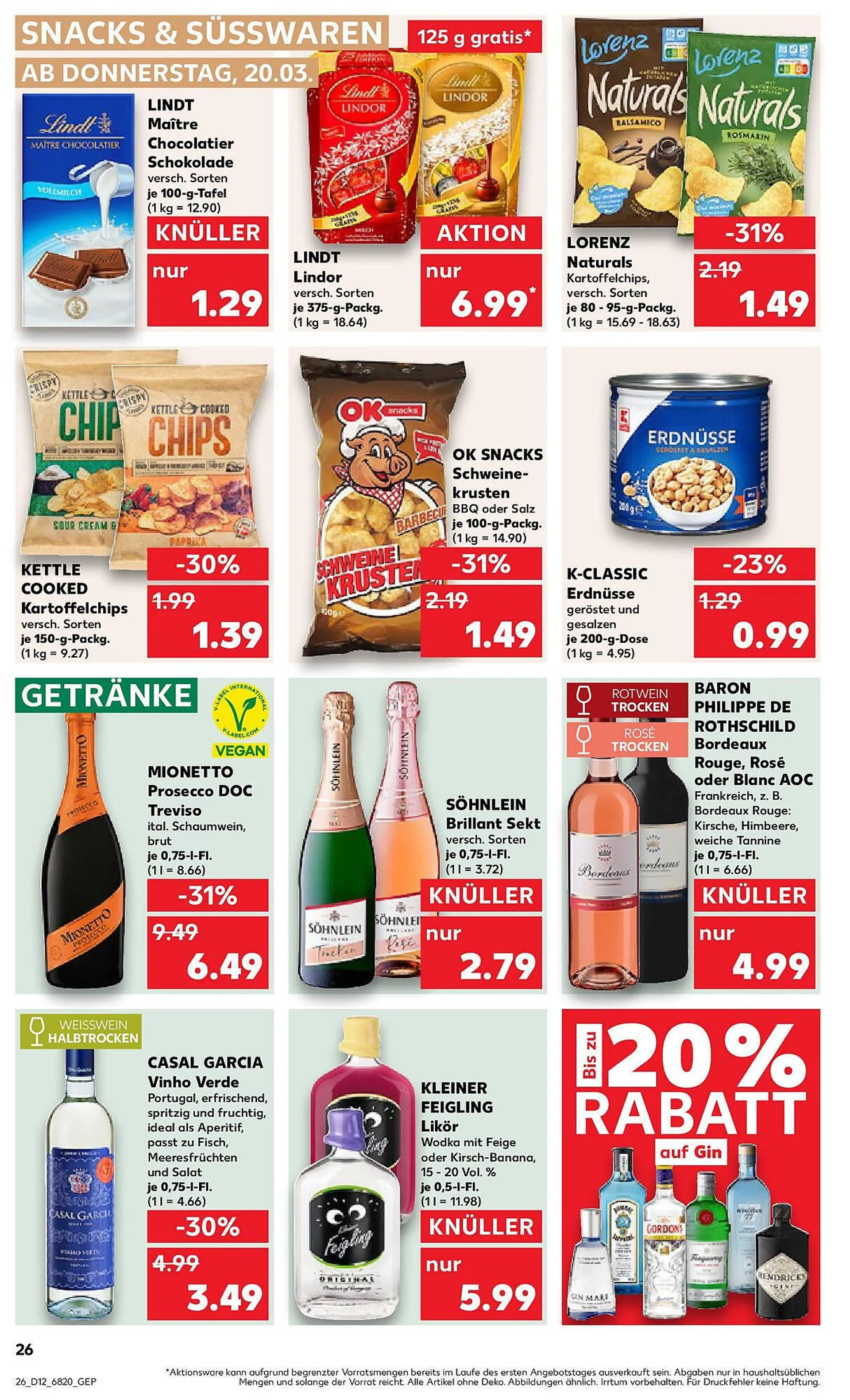 Kaufland Prospekt von 19. März bis 26. März 2025 - Prospekt seite 26