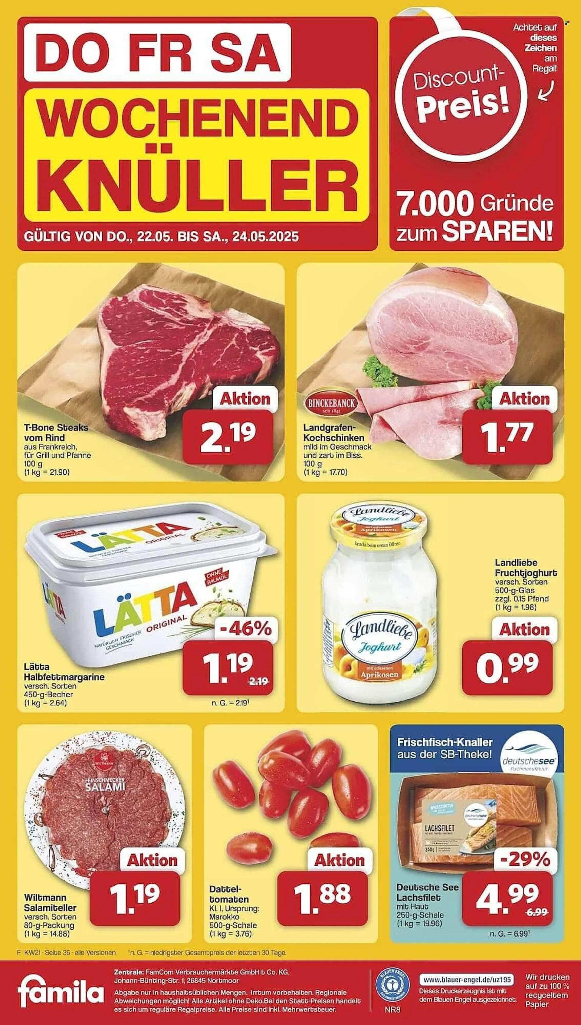 Famila Nord Ost Prospekt von 19. Mai bis 24. Mai 2025 - Prospekt seite 43