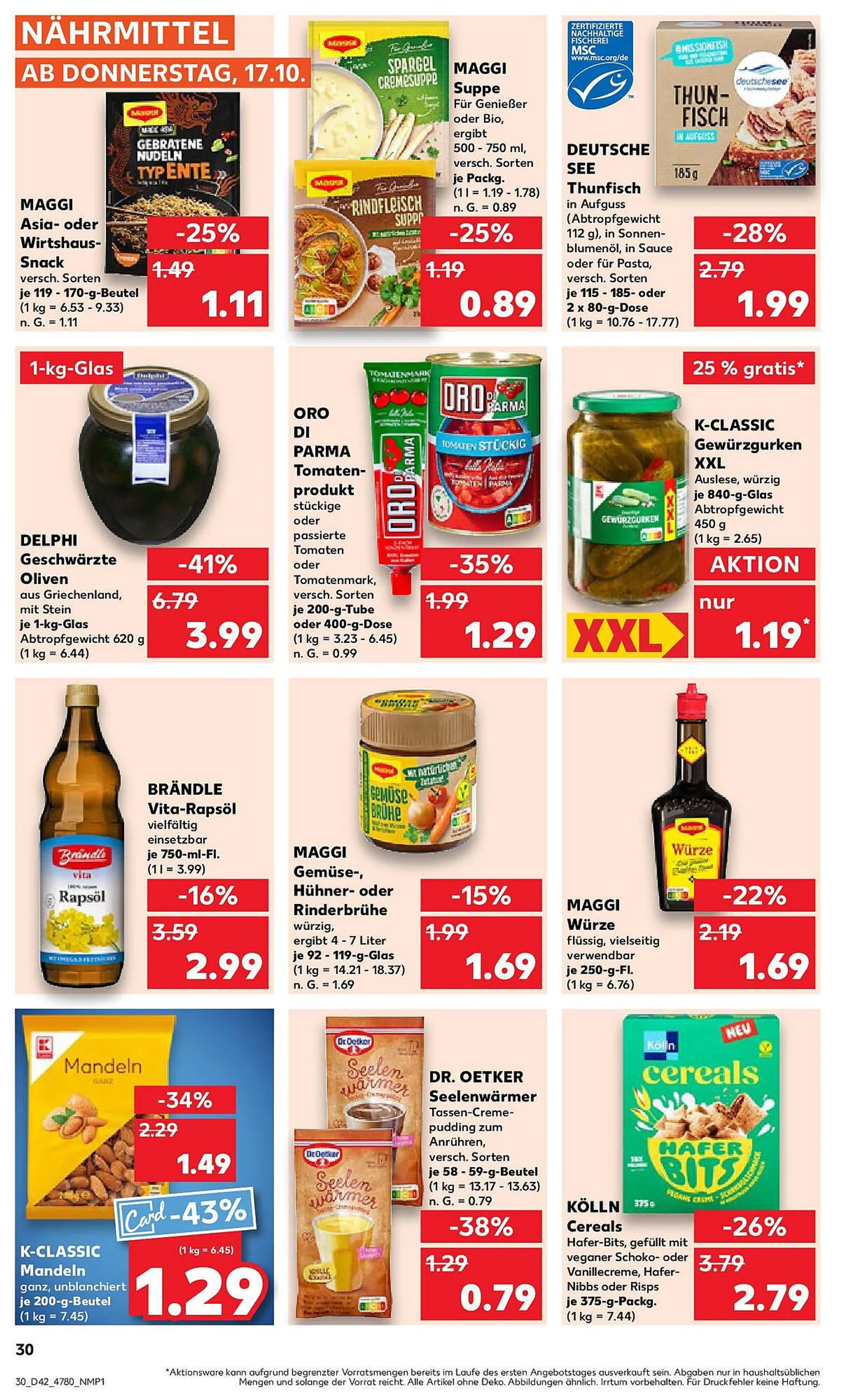 Kaufland Prospekt von 20. Oktober bis 23. Oktober 2024 - Prospekt seite 43