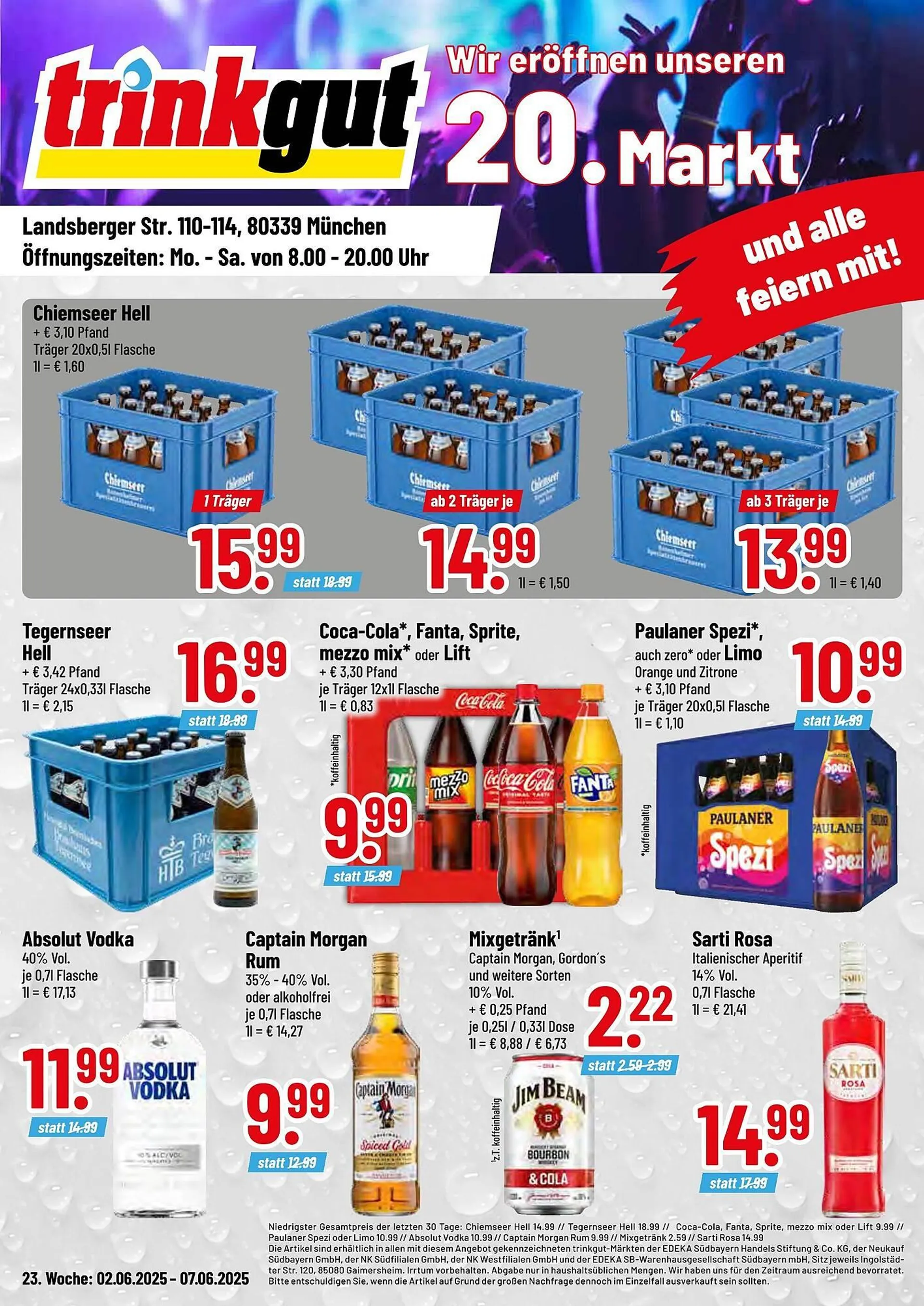trinkgut Prospekt von 2. Juni bis 7. Juni 2025 - Prospekt seite 1