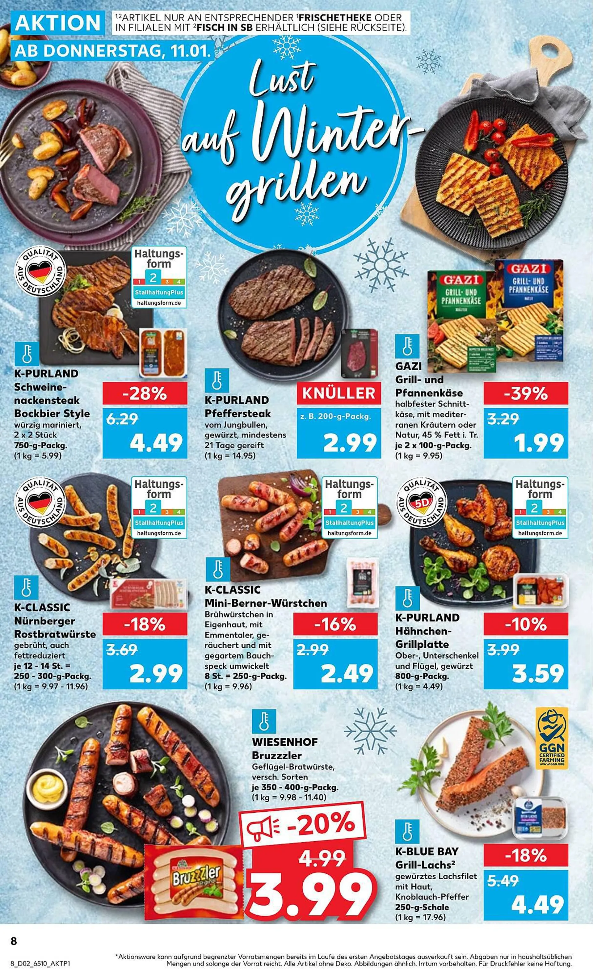 Kaufland Prospekt von 11. Januar bis 17. Januar 2024 - Prospekt seite 8