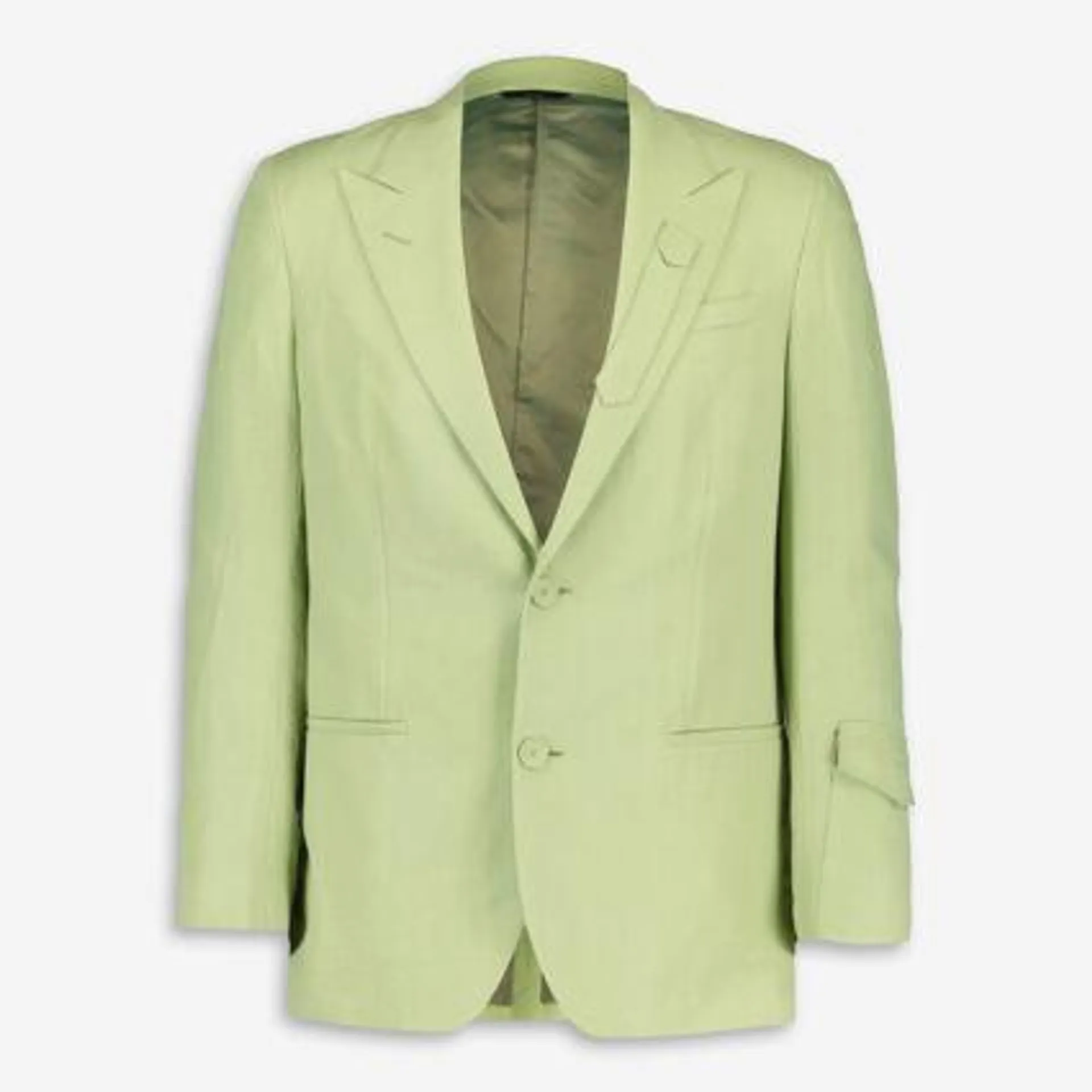 Grüner Blazer mit Knopfleiste