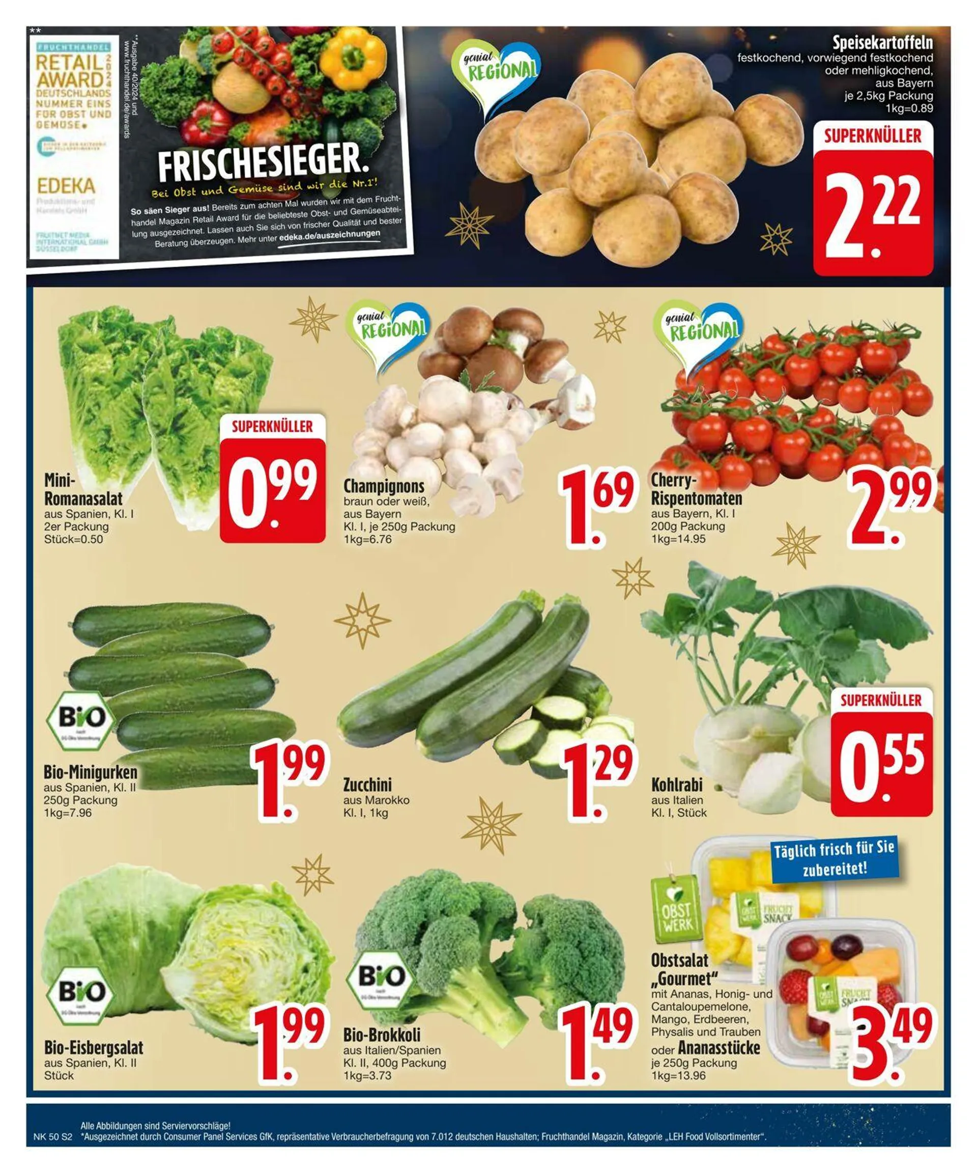 Edeka - Weihnachten 2024 von 9. Dezember bis 16. Dezember 2024 - Prospekt seite 4