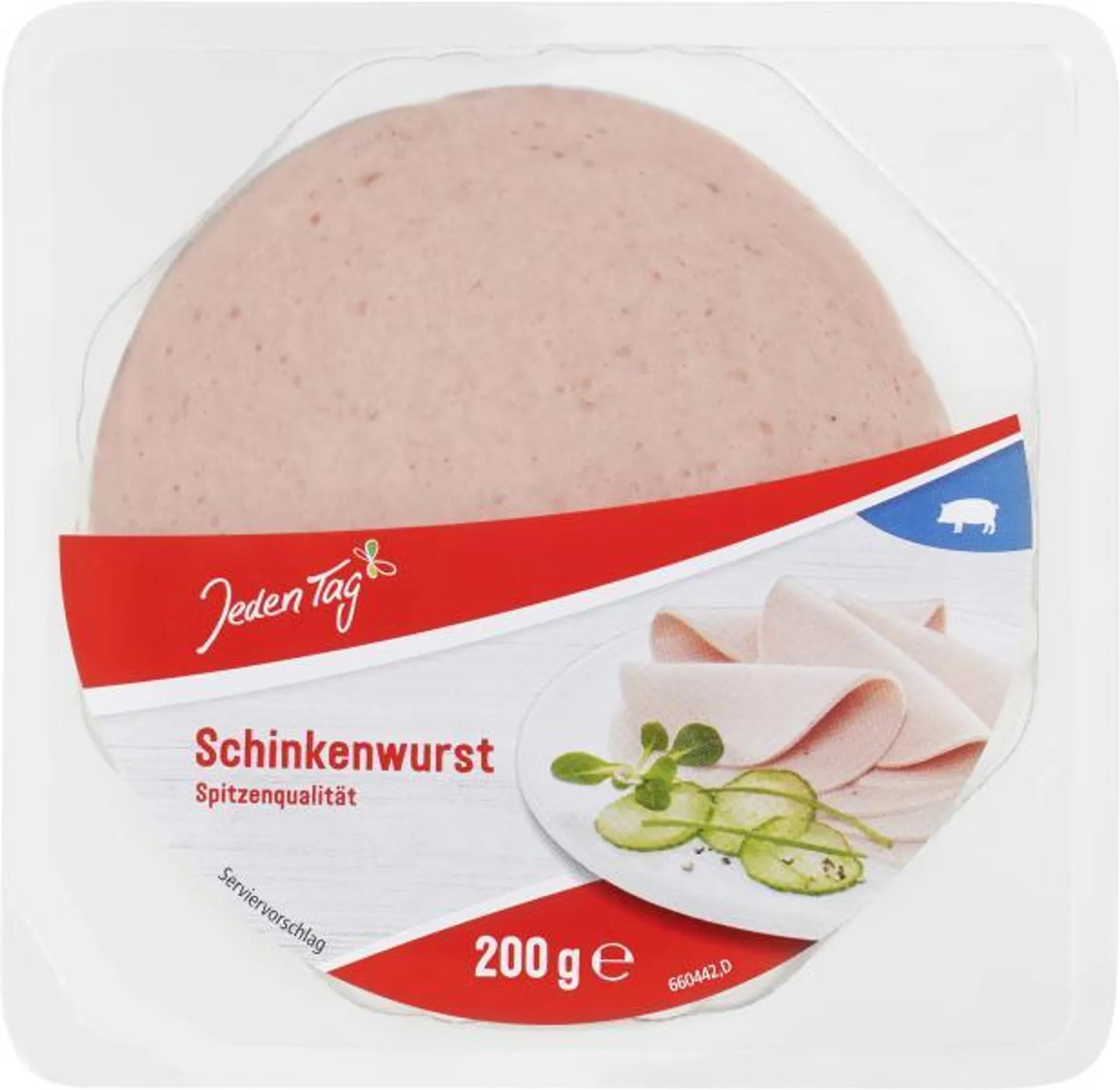 Jeden Tag Schinkenwurst 200 g